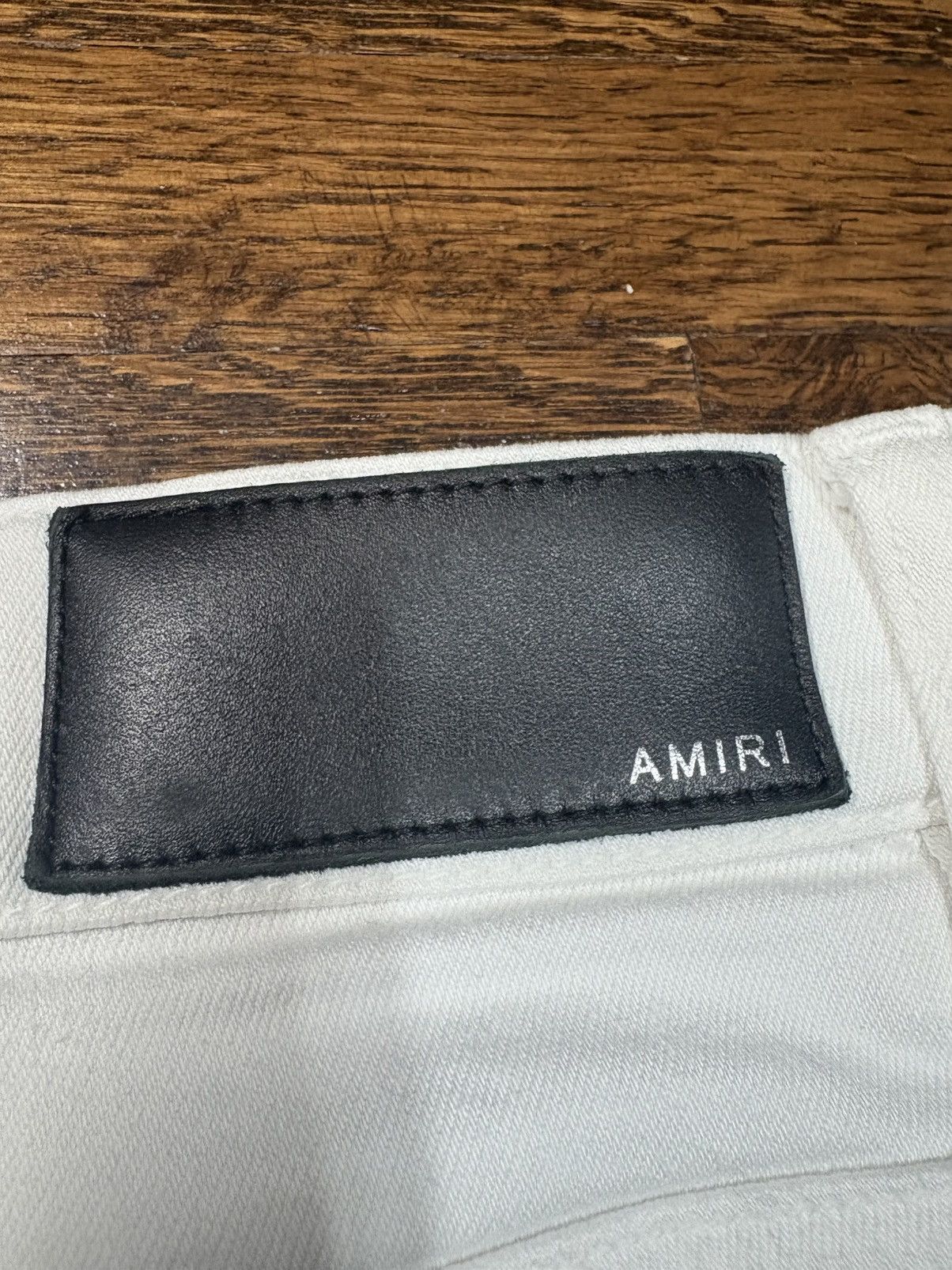 Amiri Amiri MX1 Distressed White Skinny Jeans Size US 34 / EU 50 - 8 Thumbnail