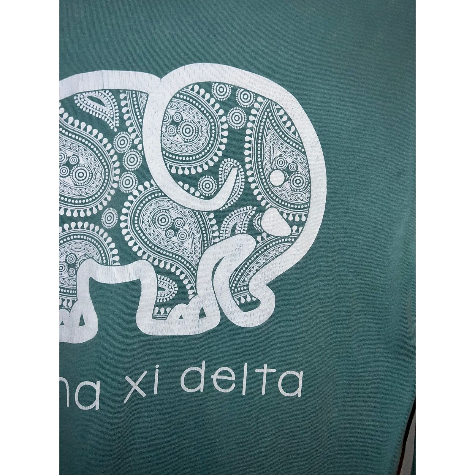 Comfort Colors Alpha Xi Delta Shirt Long Sleeve Elephant College Y2K Small Size US S / EU 44-46 / 1 - 7 Thumbnail