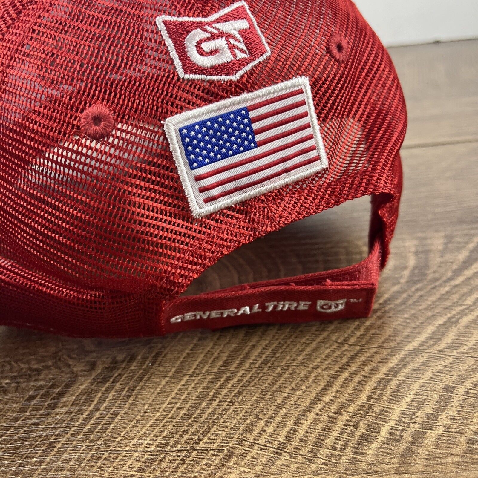 Other General Tire Hat GT Red Hat Adjustable Adult Size Hat Red Ca Size ONE SIZE - 8 Thumbnail