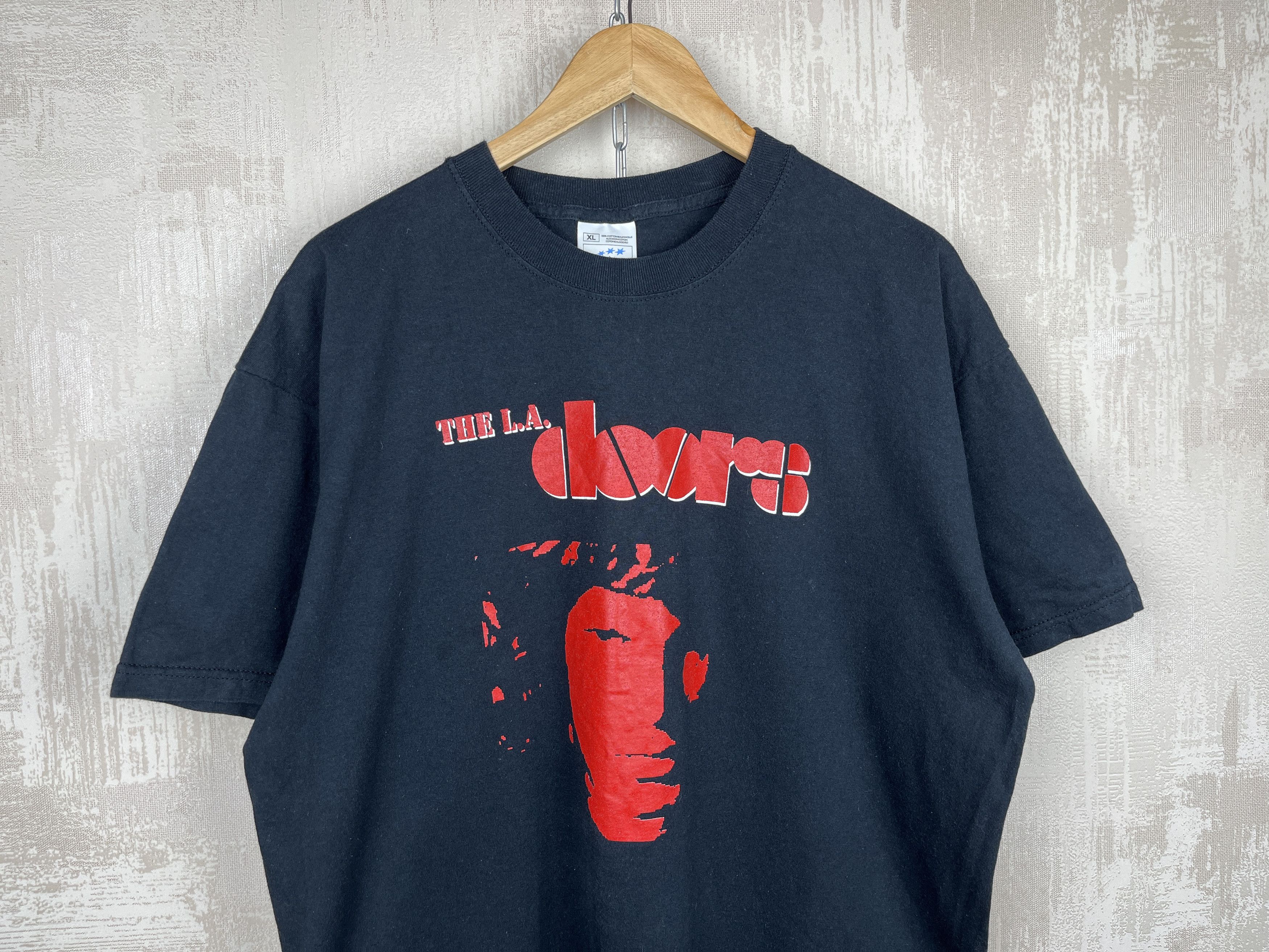 Band Tees The L.A. Doors Pere Lachaise 3rd July 2001 Vintage T-shirt Size US XL / EU 56 / 4 - 3 Thumbnail