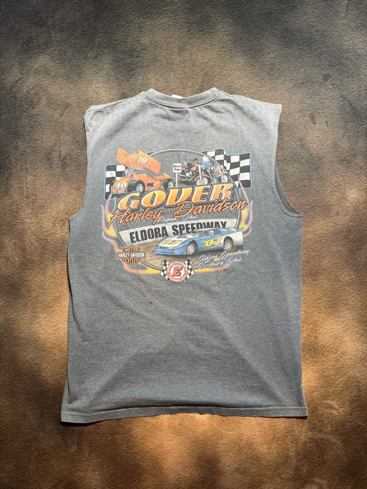 Harley Davidson Vintage Harley Davidson Speedway cutoff tee size large Size US L / EU 52-54 / 3 - 2 Thumbnail