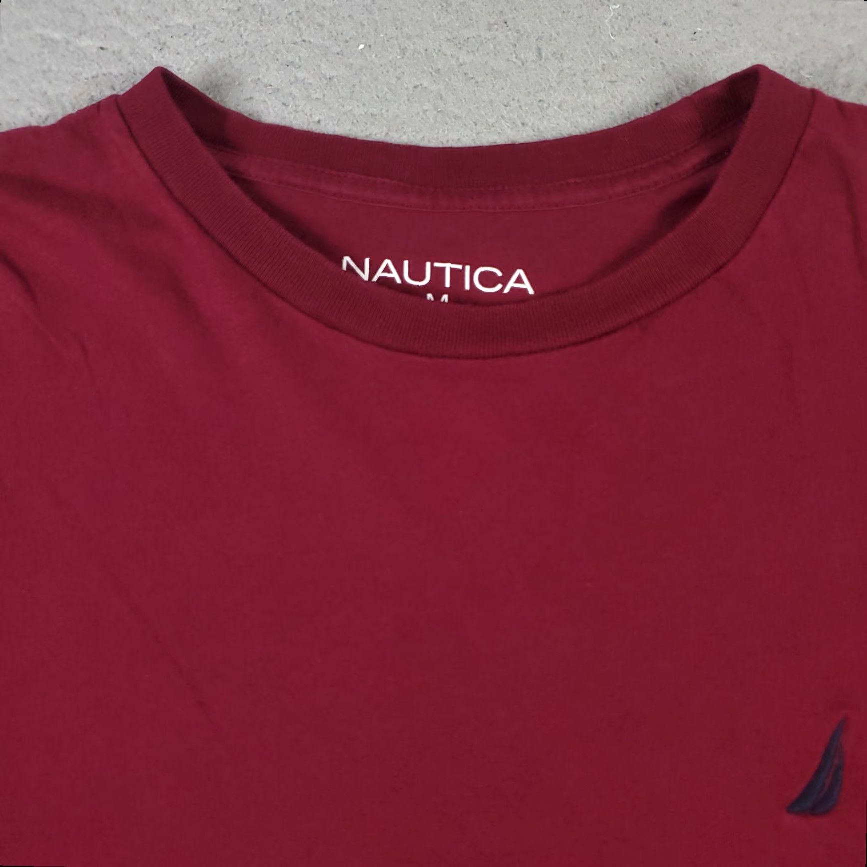 Nautica Nautica T-Shirt Mens Size Medium Red Short Sleeve Crew Neck Logo Cotton Unisex Adults Casual All Seasons Regular Fit Men’s Women’s Size US M / EU 48-50 / 2 - 3 Thumbnail
