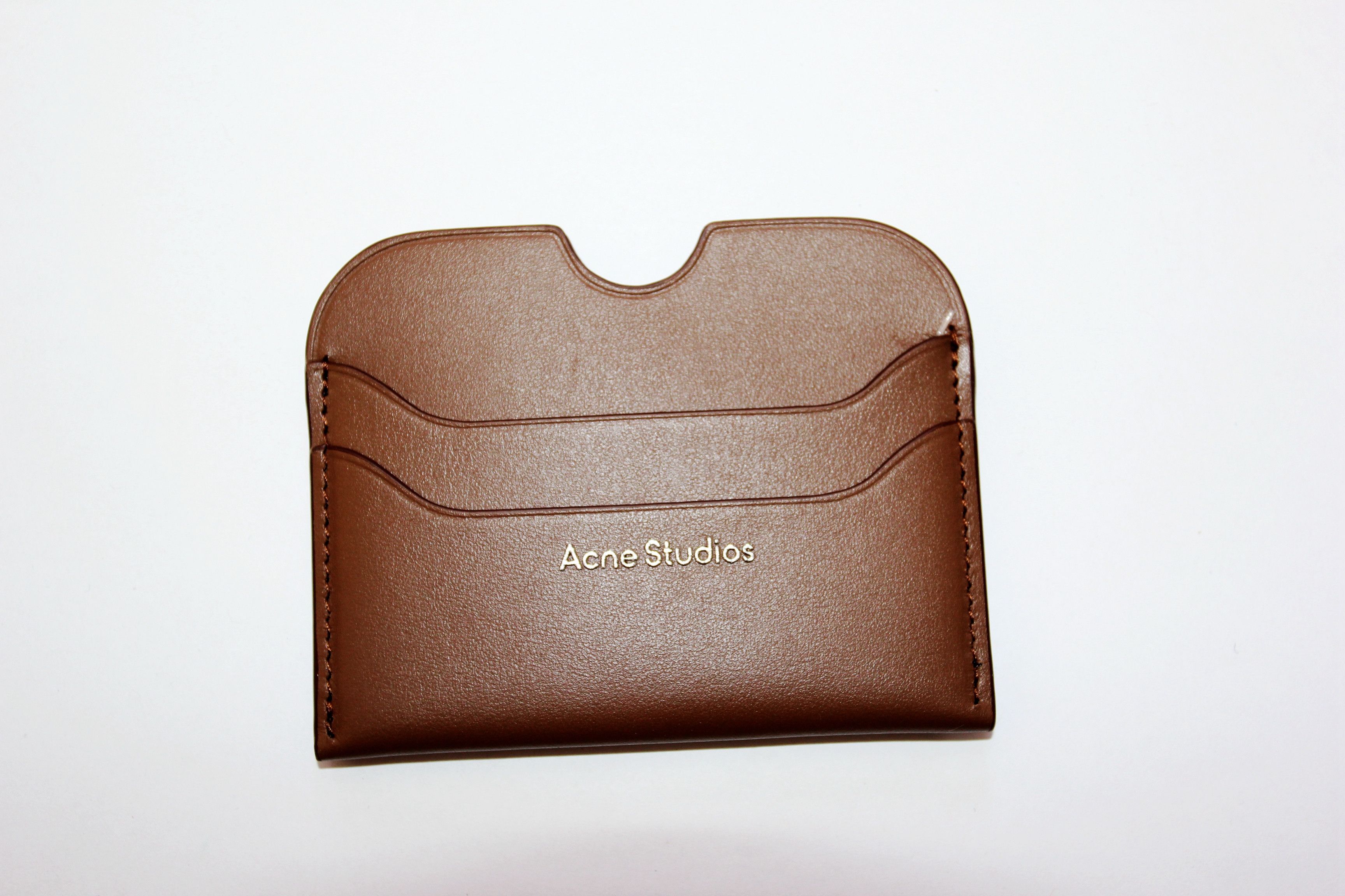 Acne Studios BNWT AW24 ACNE STUDIOS CARDHOLDER BROWN Size ONE SIZE - 1 Thumbnail