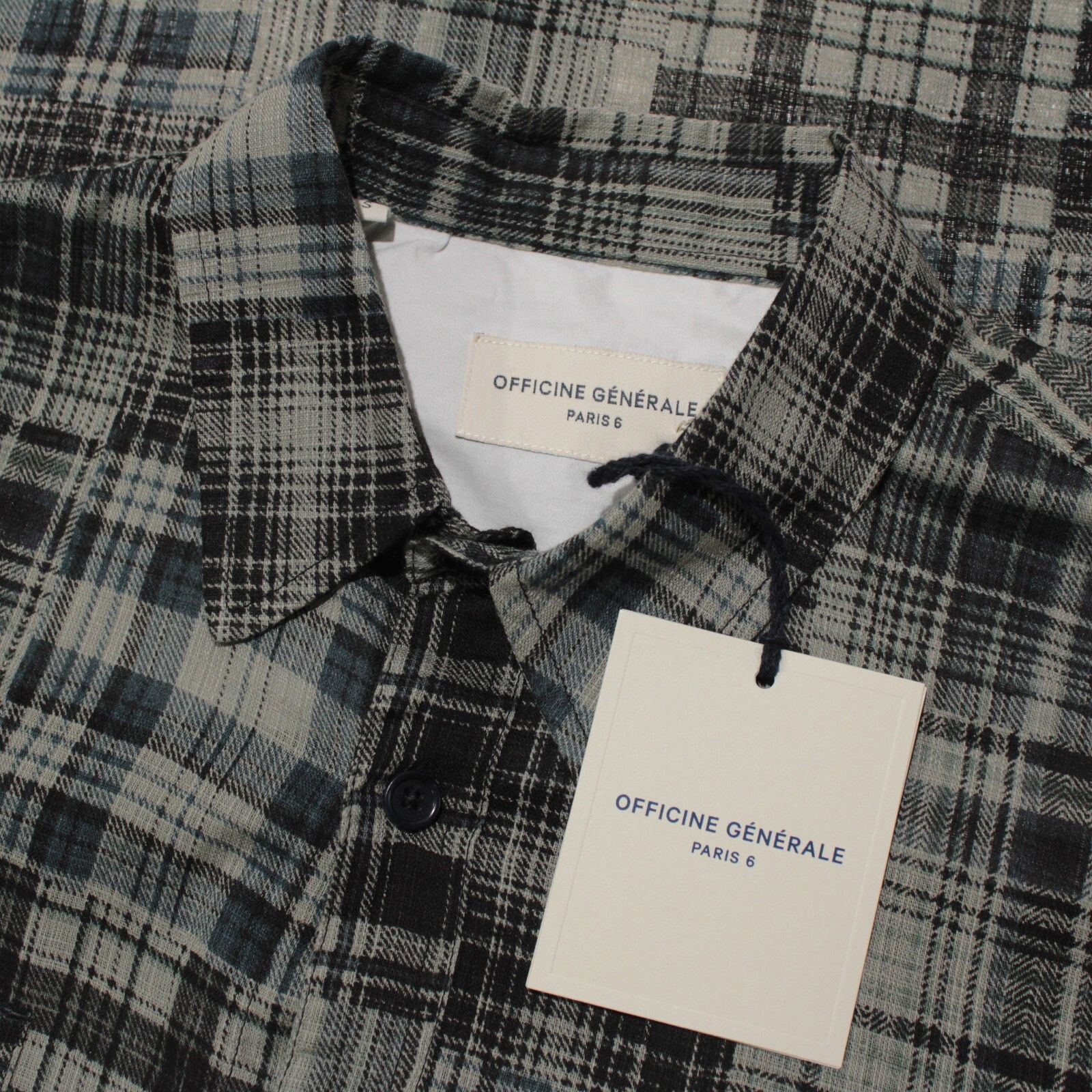 Officine Generale Officine Generale New with tags Shirt Size S US In Gray Size US S / EU 44-46 / 1 - 1 Thumbnail