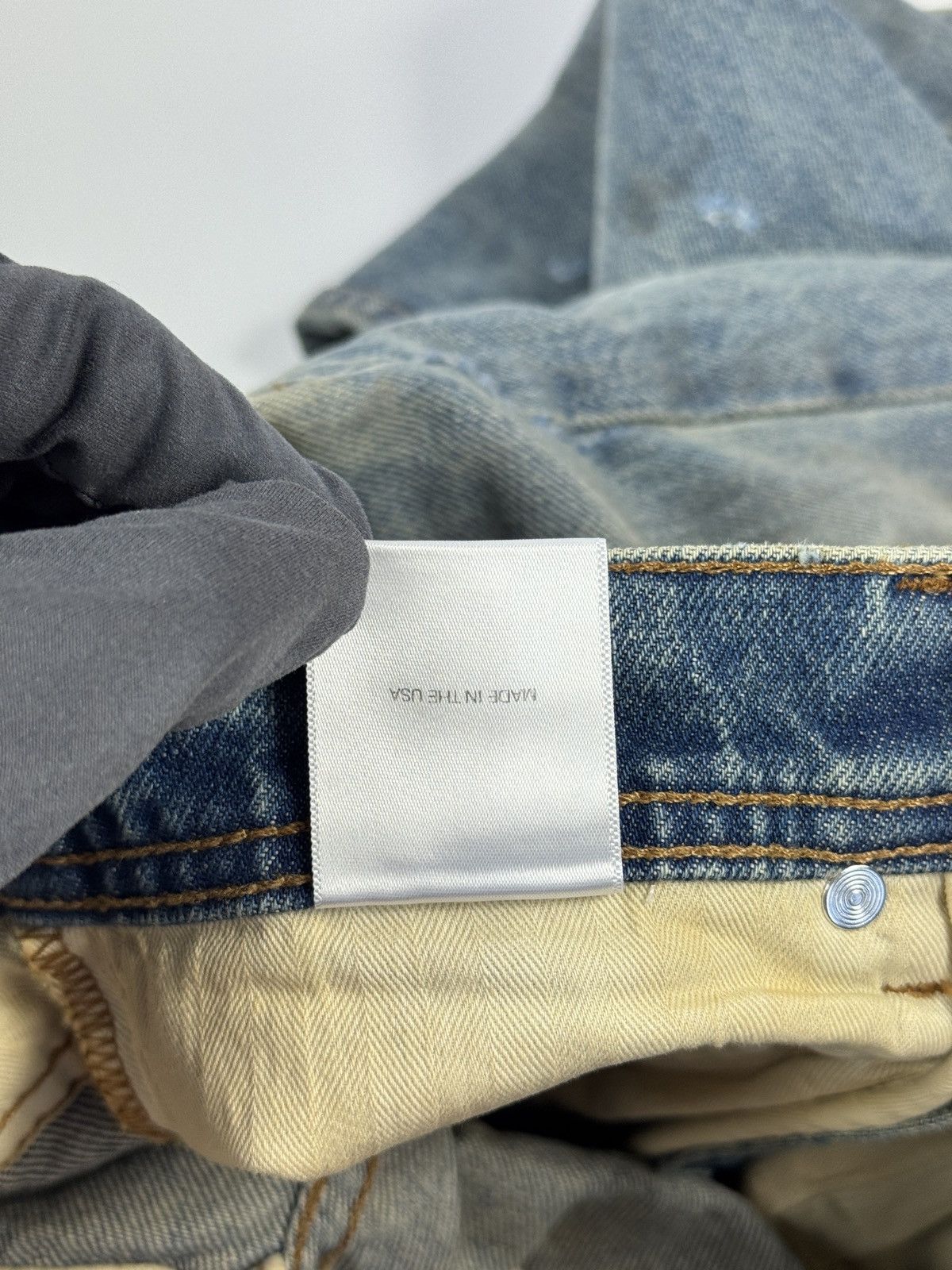 Enfants Riches Deprimes STRAIGHT LEG ANTIQUE LIGHT BLUE JEANS Size 25" / US 0 / IT 36 - 8 Thumbnail