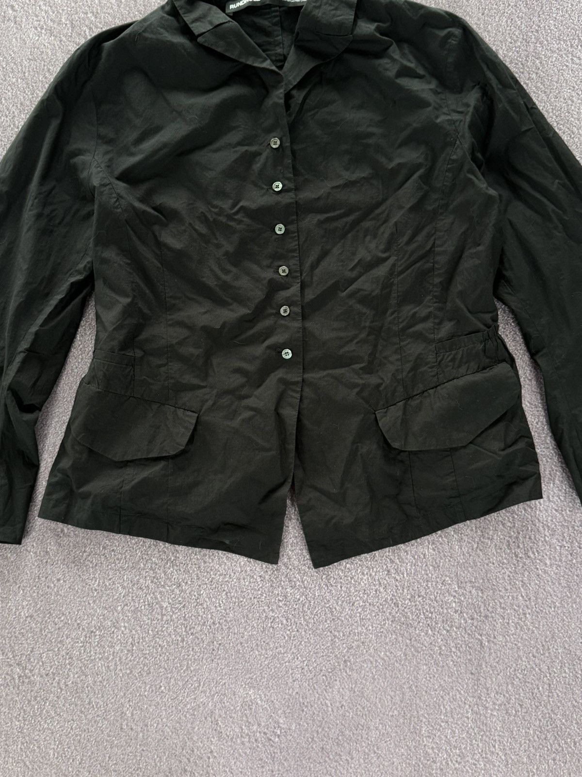 Rundholz Rundholz Avant Garde Abstract Goth Vibe Button Up Shirt Size L / US 10 / IT 46 - 3 Thumbnail