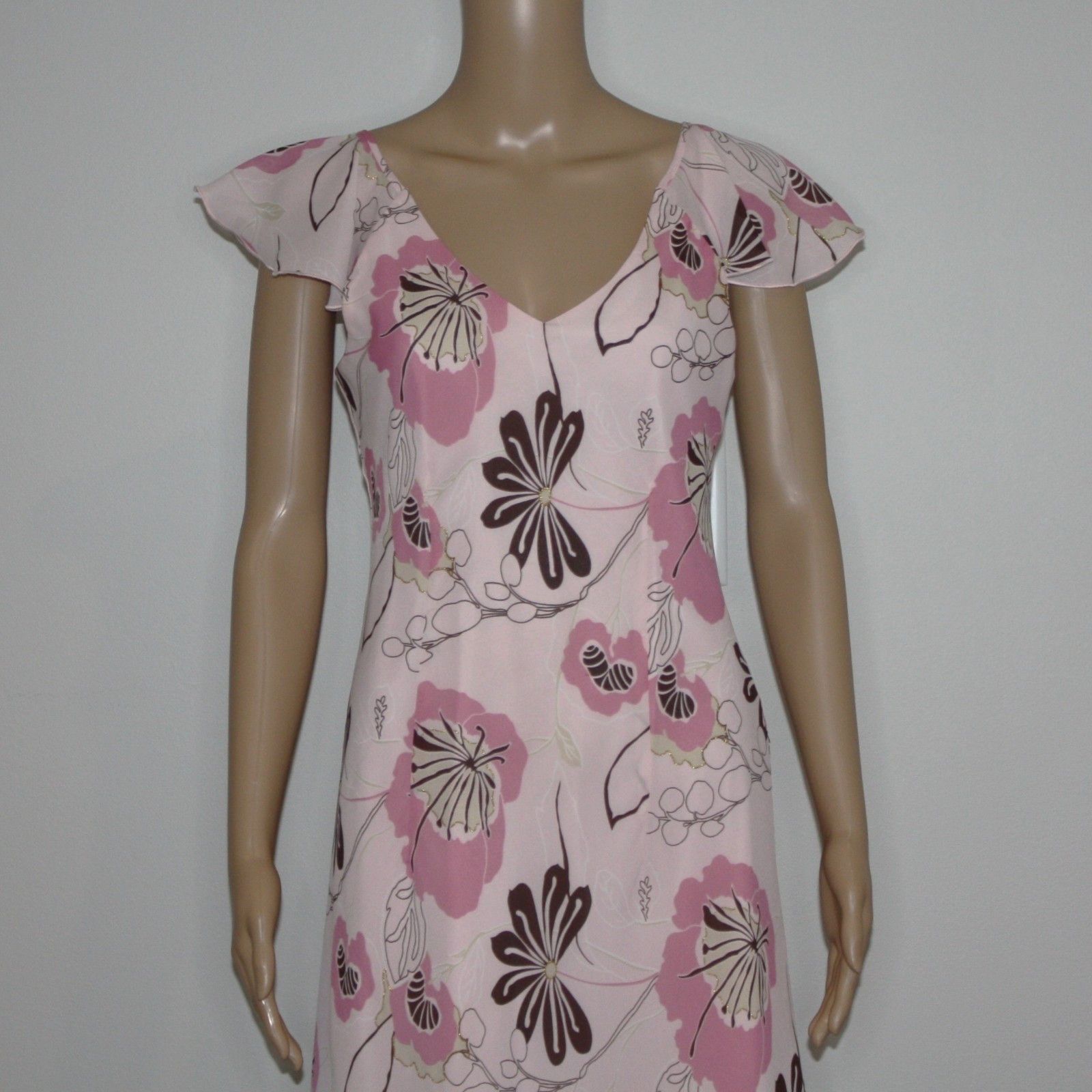 Other Cleo Women's Soft Pink Floral Dress in size US 4 Size S / US 4 / IT 40 - 2 Thumbnail