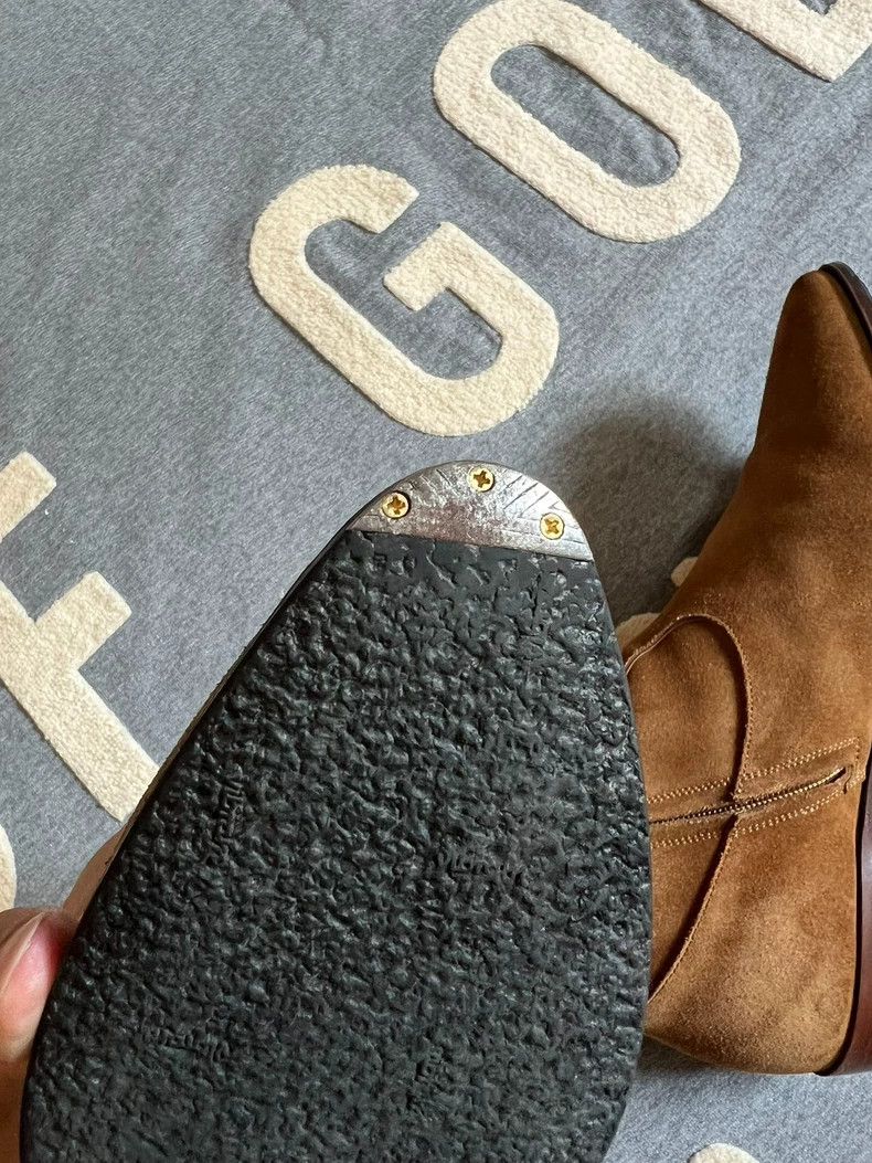 Celine Celine 19ss Fur Western Boots Size US 8 / EU 41 - 7 Thumbnail
