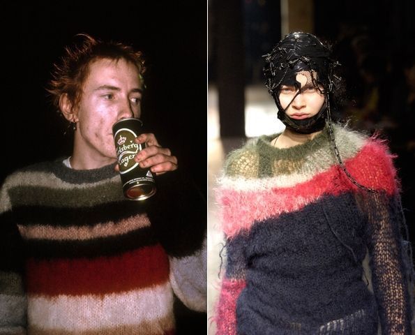 Comme des Garcons × Comme des Garcons Homme Plus × Junya Watanabe RARE GRAIL Junya FW 2006 Deformed Mohair Punk Sweater Size US S / EU 44-46 / 1 - 10 Thumbnail
