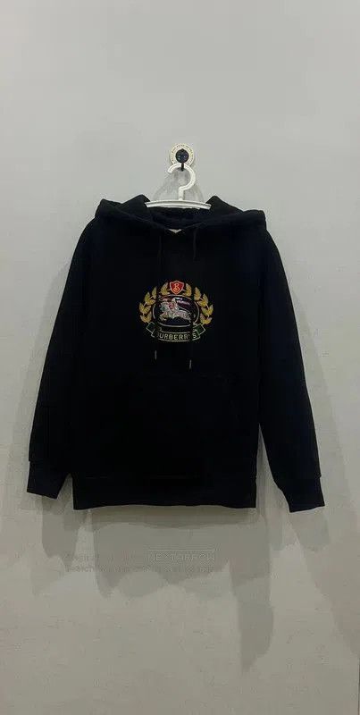 Burberry Burberry Black Cotton Women's Hoodie. Size XS / US 0-2 / IT 36-38 - 1 Thumbnail