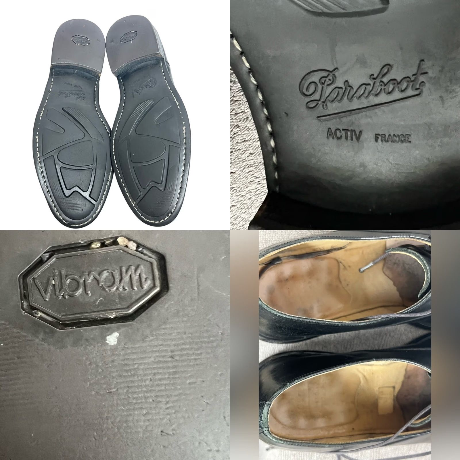 Paraboot Paraboot Shoes Derby Cap Toe Oxford Black Men US 9 UK 8 Leather Made in France Size ONE SIZE - 8 Thumbnail