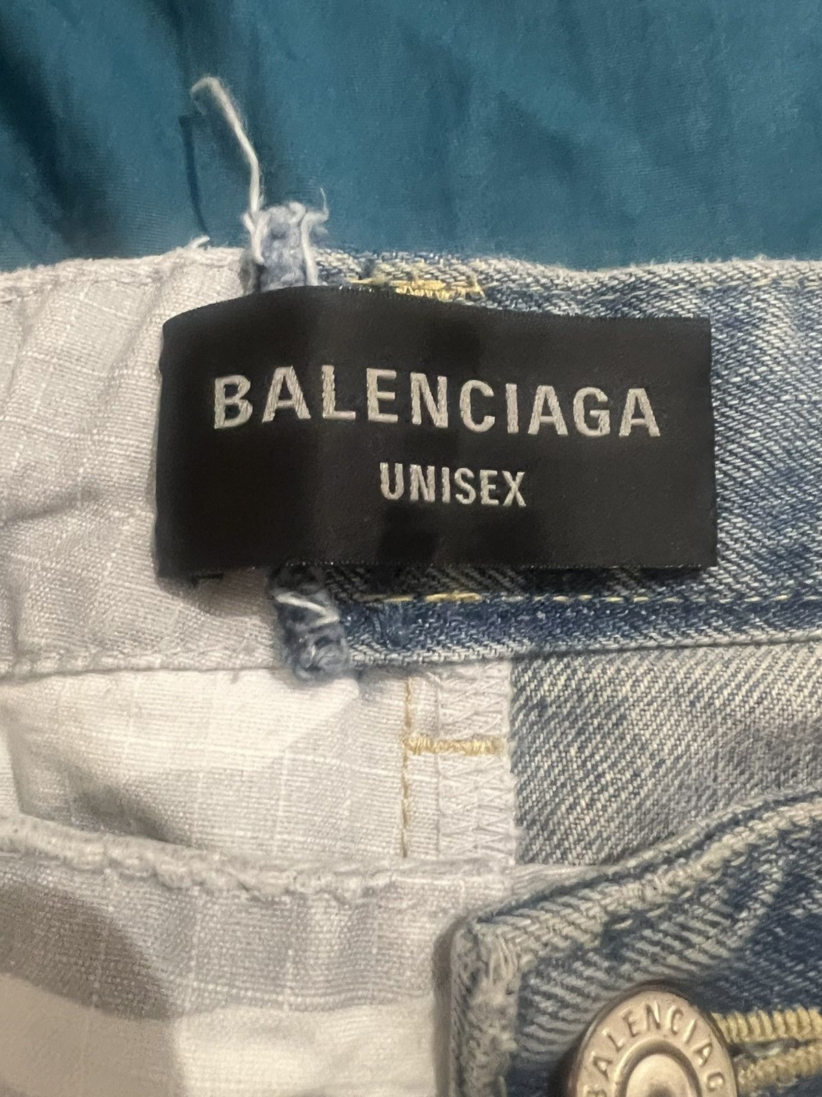 Balenciaga Balenciaga 50/50 baggy hybrid camo denim jeans Size US 32 / EU 48 - 3 Thumbnail