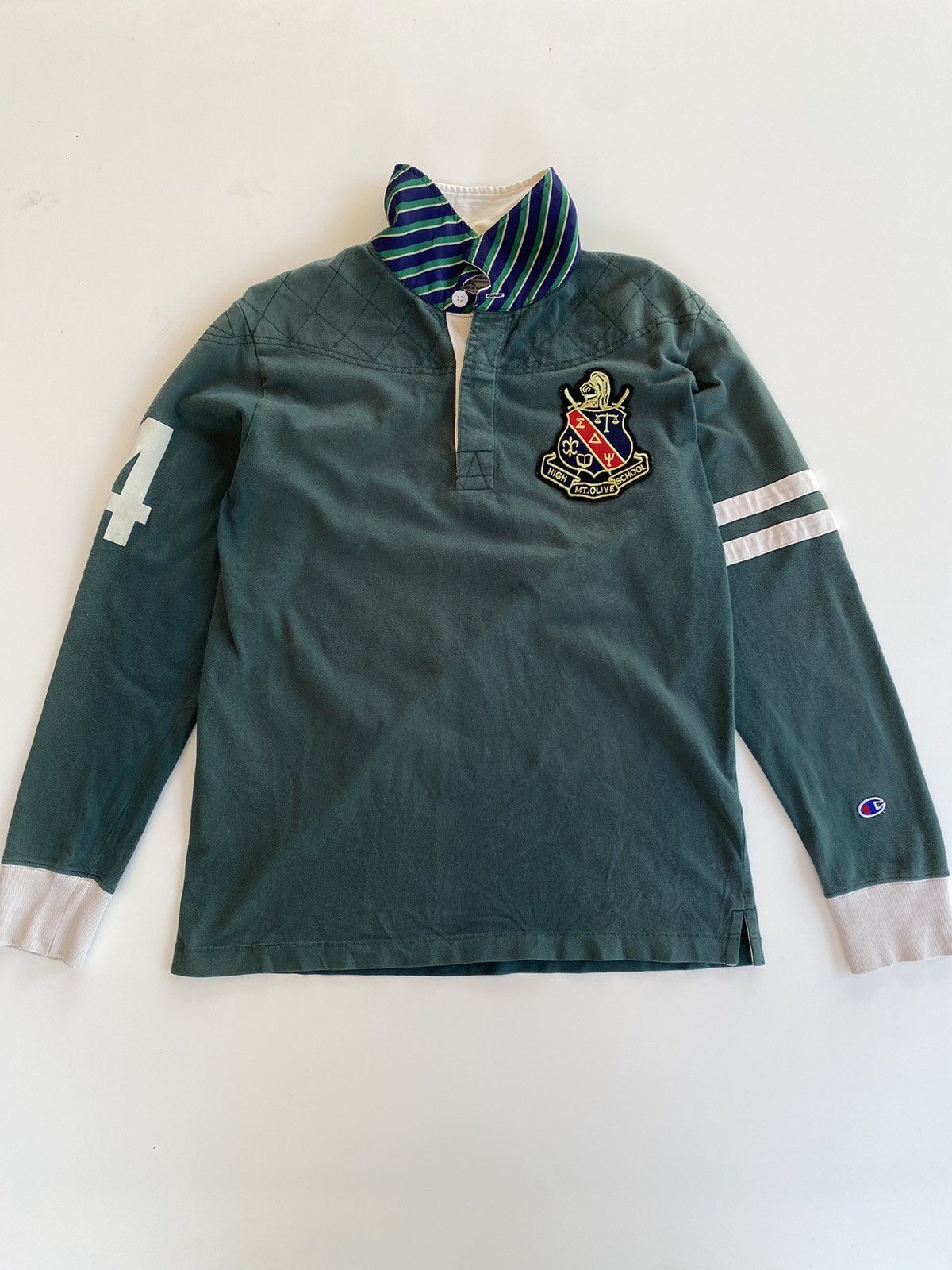 Champion × Vintage Vintage Champion Polo Shirt Long Sleeve Size US L / EU 52-54 / 3 - 1 Thumbnail