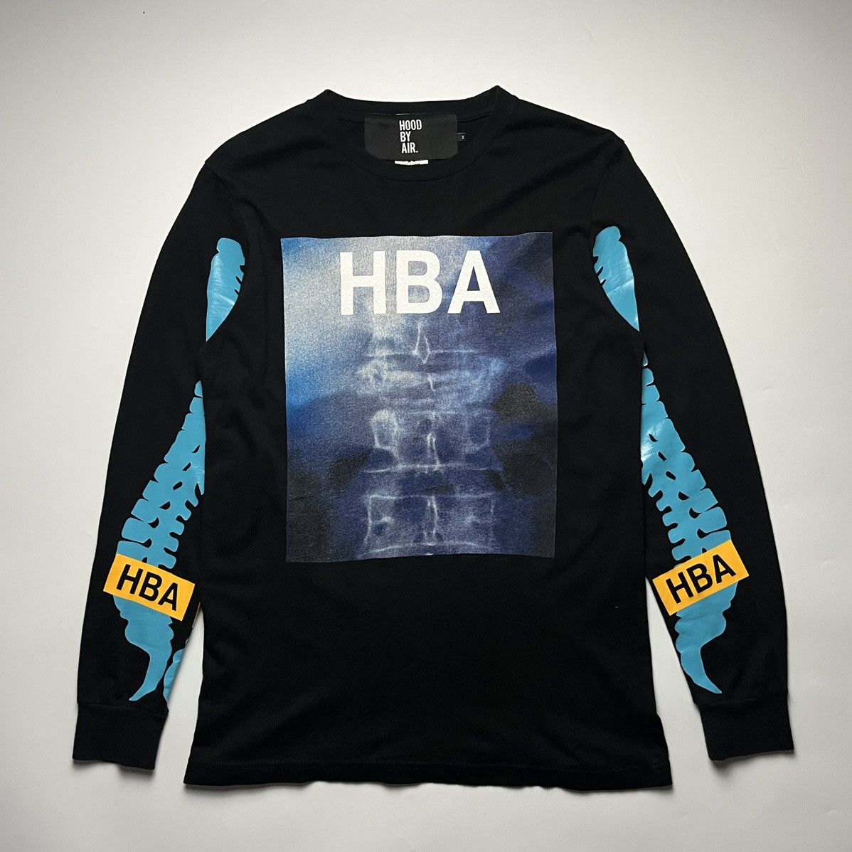 Hood By Air HBA Back Spine Long T | Grailed