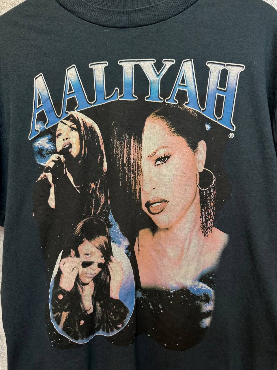 Rap Tees Vintage Aaliyah T-Shirt Crew Rap Tee Bootleg Size US S / EU 44-46 / 1 - 7 Thumbnail