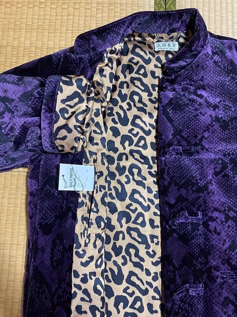 Wacko Maria wacko maria Purple snake pattern Tang dress pan buckle cott Size US M / EU 48-50 / 2 - 7 Thumbnail