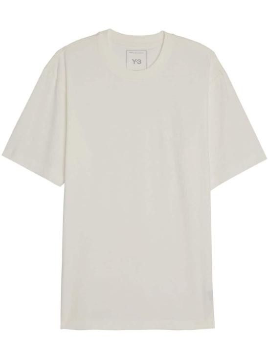 Tシャツ・カットソー Y-3 Men T-shirt White JD9829 WHITE Y-3 Regular Short Sleeve Tee White - Minimalist Cotton T-Shirt