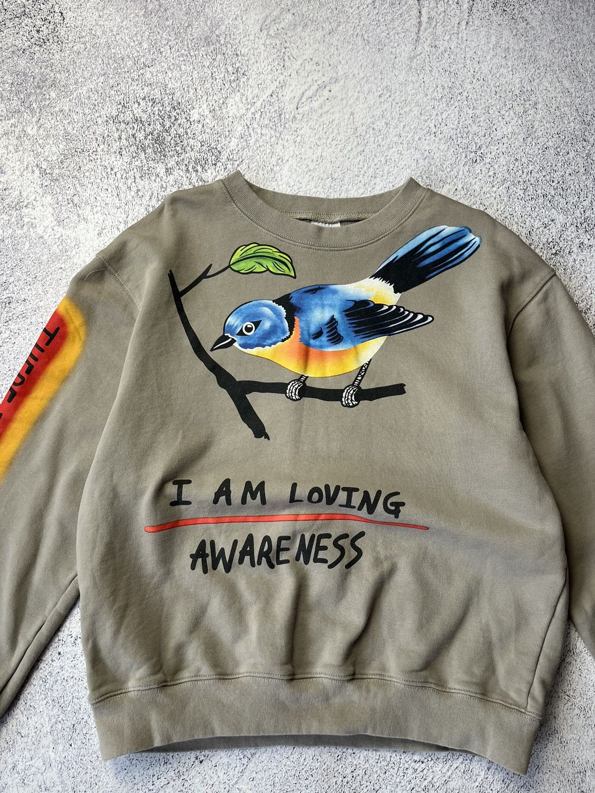 Vintage Vintage Kanye I Am Loving Awareness Sweatshirt Size US M / EU 48-50 / 2 - 7 Thumbnail