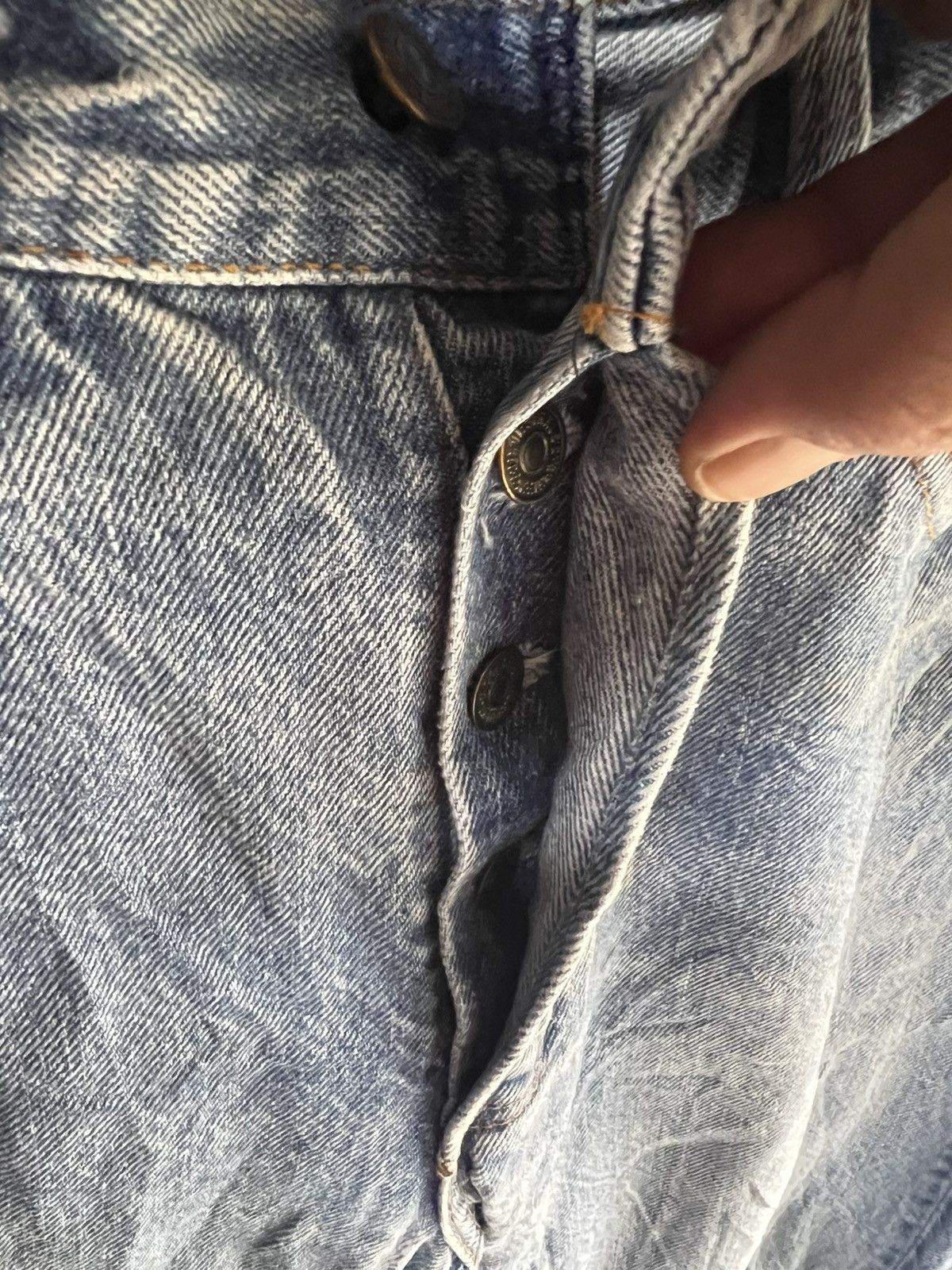 Levi's 🔥Vintage Levis 501 Distressed Denim Size US 28 / EU 44 - 12 Thumbnail