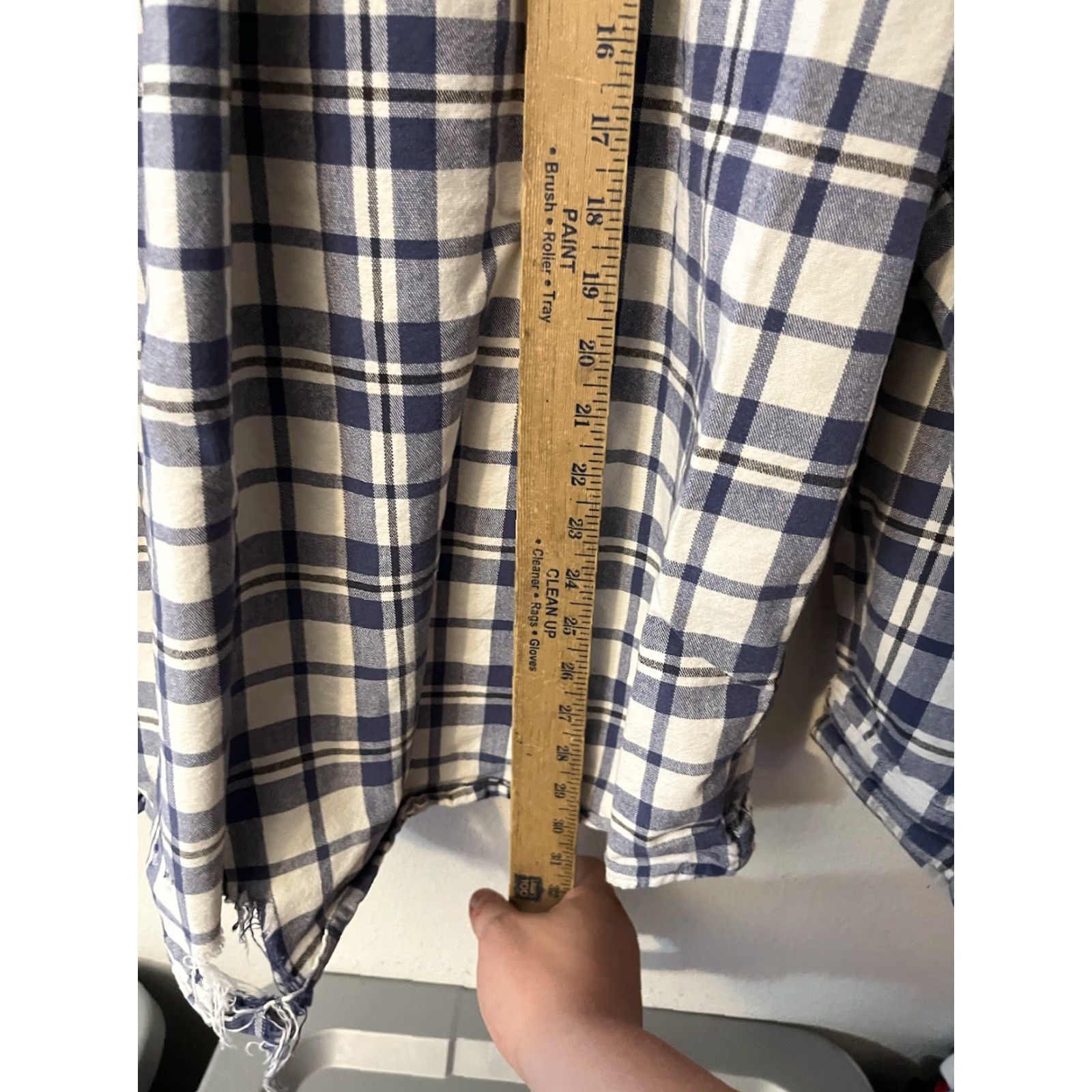 Eddie Bauer VINTAGE Eddie Bauer Flannel Shirt MENS XXL Blue Plaid Long Sleeve Button Down Size US XXL / EU 58 / 5 - 4 Thumbnail