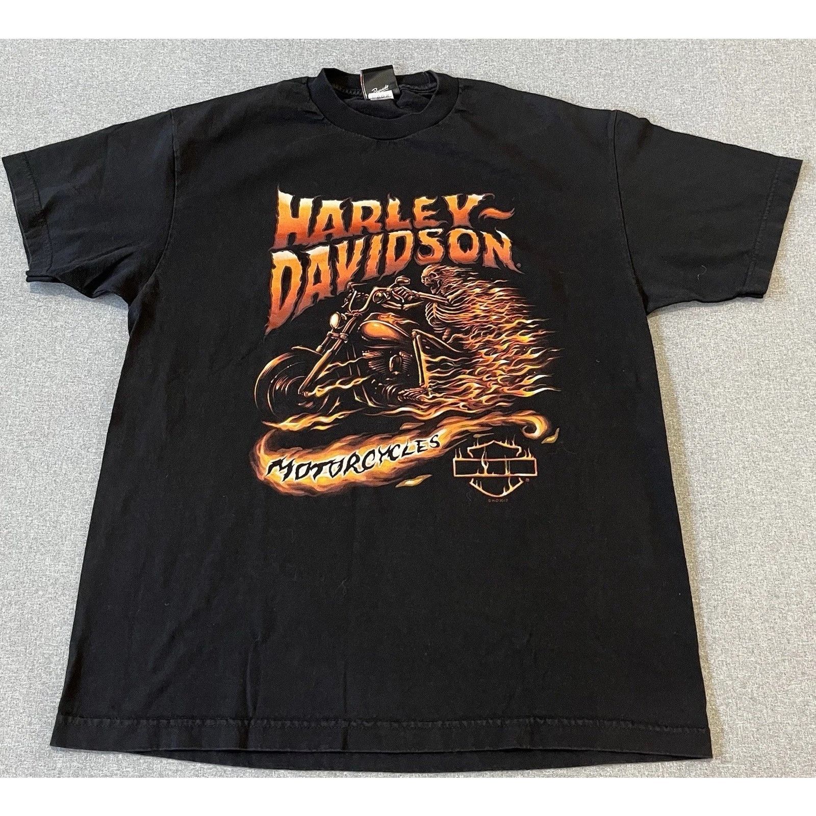 Harley Davidson Harley Davidson Motorcycles Los Angeles California SkeletonL Size US L / EU 52-54 / 3 - 1 Thumbnail