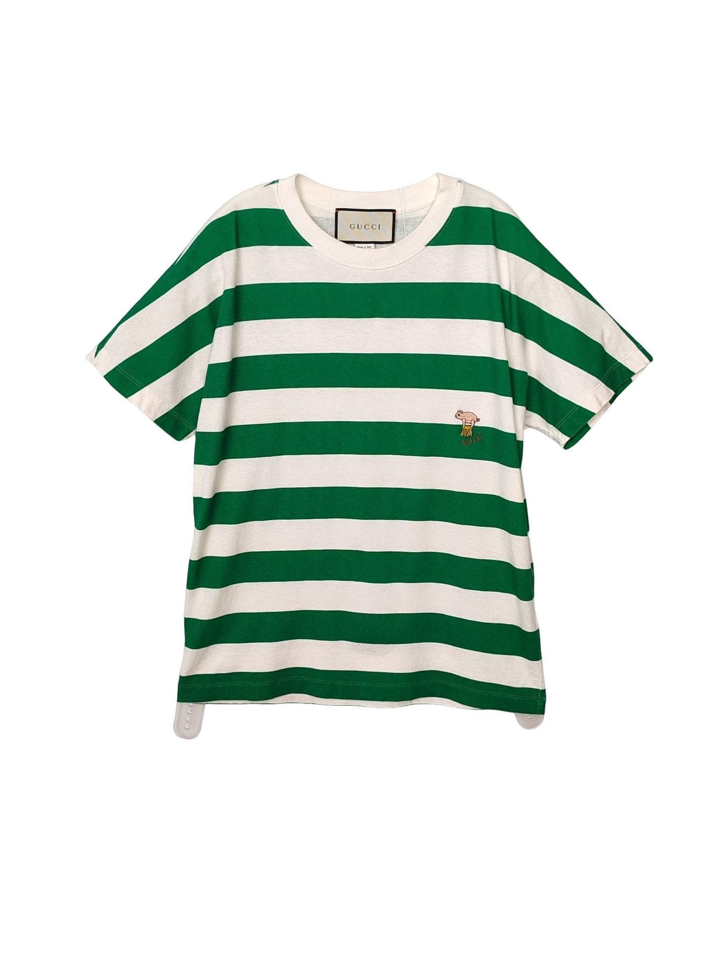 Gucci Gucci Pig Embroidery Striped T-Shirt US XS Size US XS / EU 42 / 0 - 1 Thumbnail