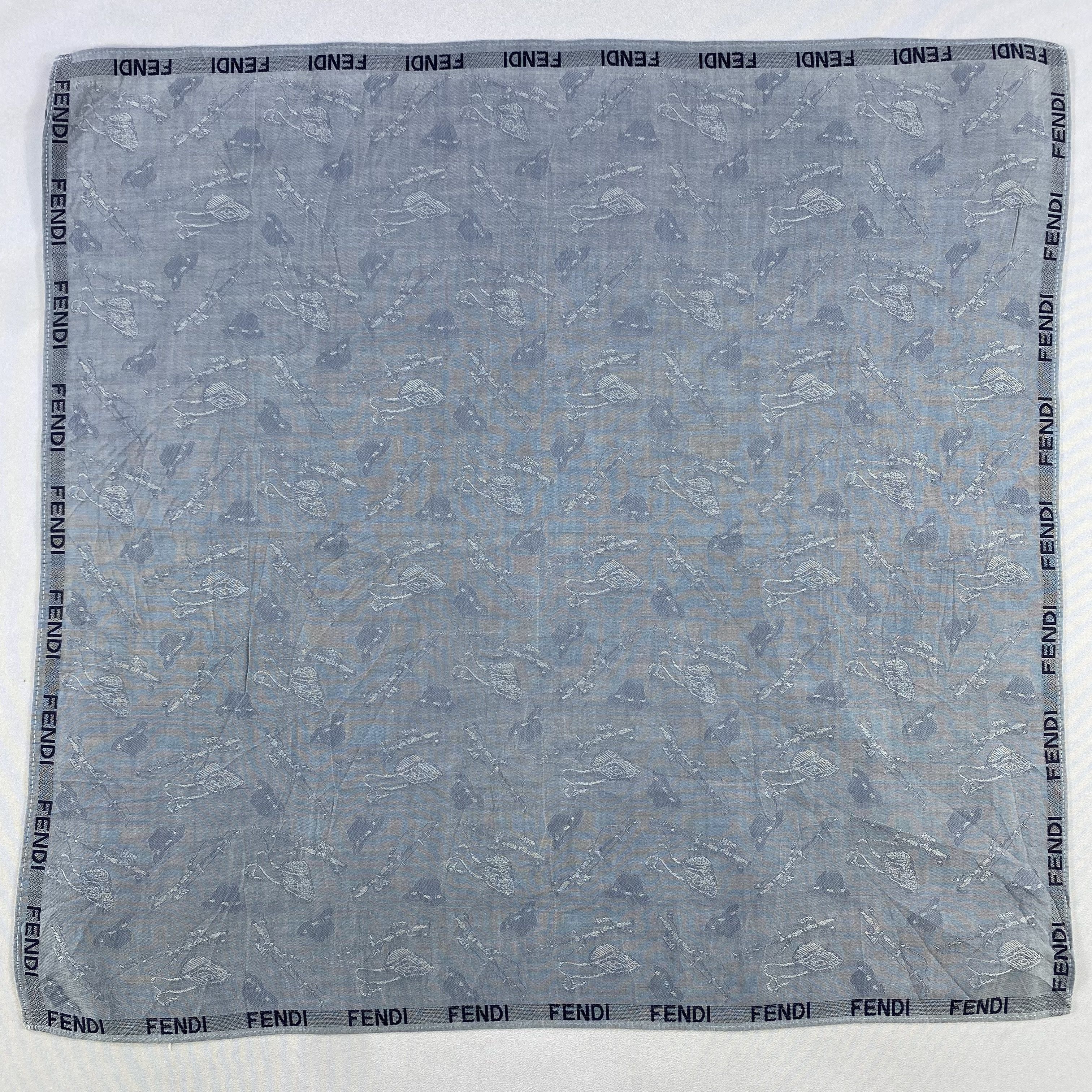 Vintage Fendi Bandana/ Handkerchief / Neckerchief Size ONE SIZE - 1 Thumbnail
