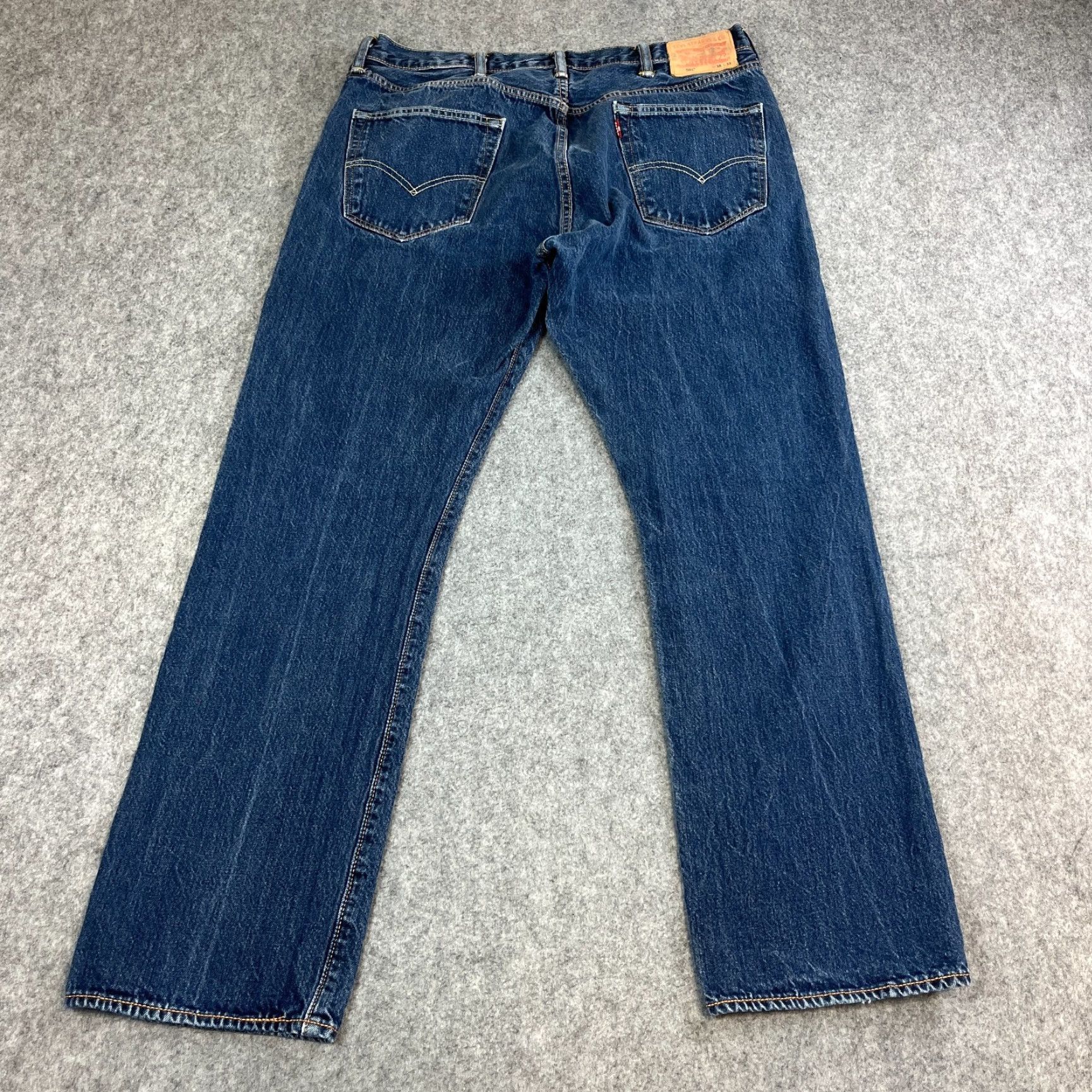 Levi's Levi's 501 Jeans Regular Straight 36 32 Denim Button Fly Blue Cotton Vintage No Men Mens Jeans Size US 36 / EU 52 - 2 Thumbnail