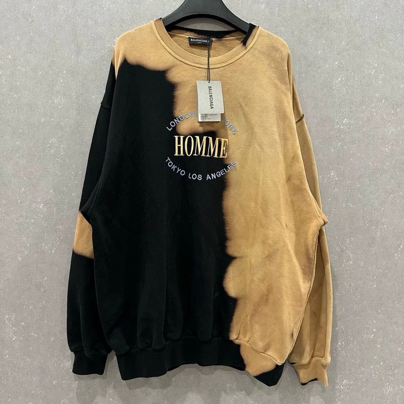 トップス BALENCIAGA 17aw HOMME  SWEAT 楽天市場】【中古】 BALENCIAGA バレンシアガ 17AW ブリーチ加工