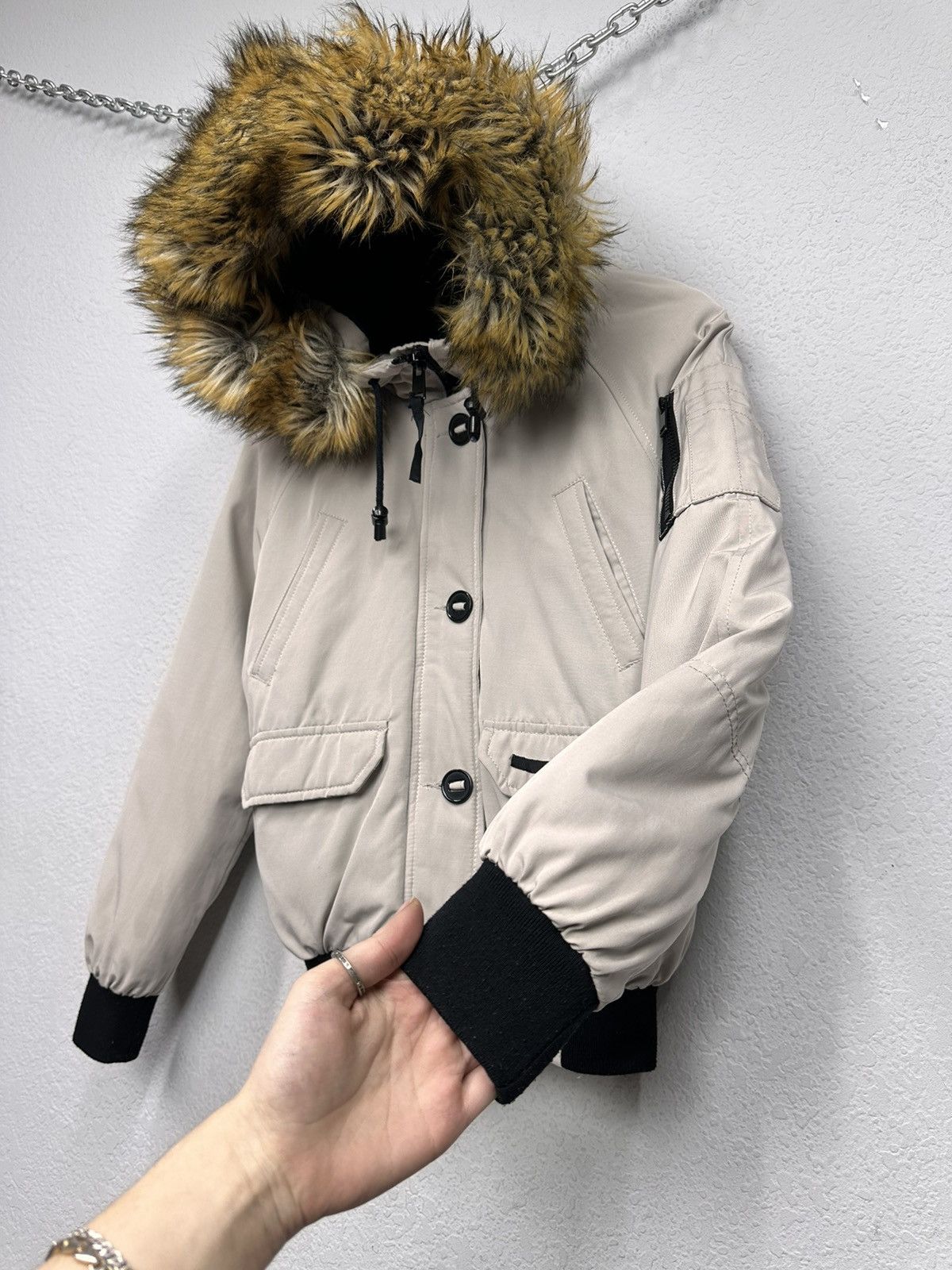 If Six Was Nine Vintage Ifsixwasnine Jacket Fur Mexx LGB Y2K Rare Kapital Size XS / US 0-2 / IT 36-38 - 7 Thumbnail