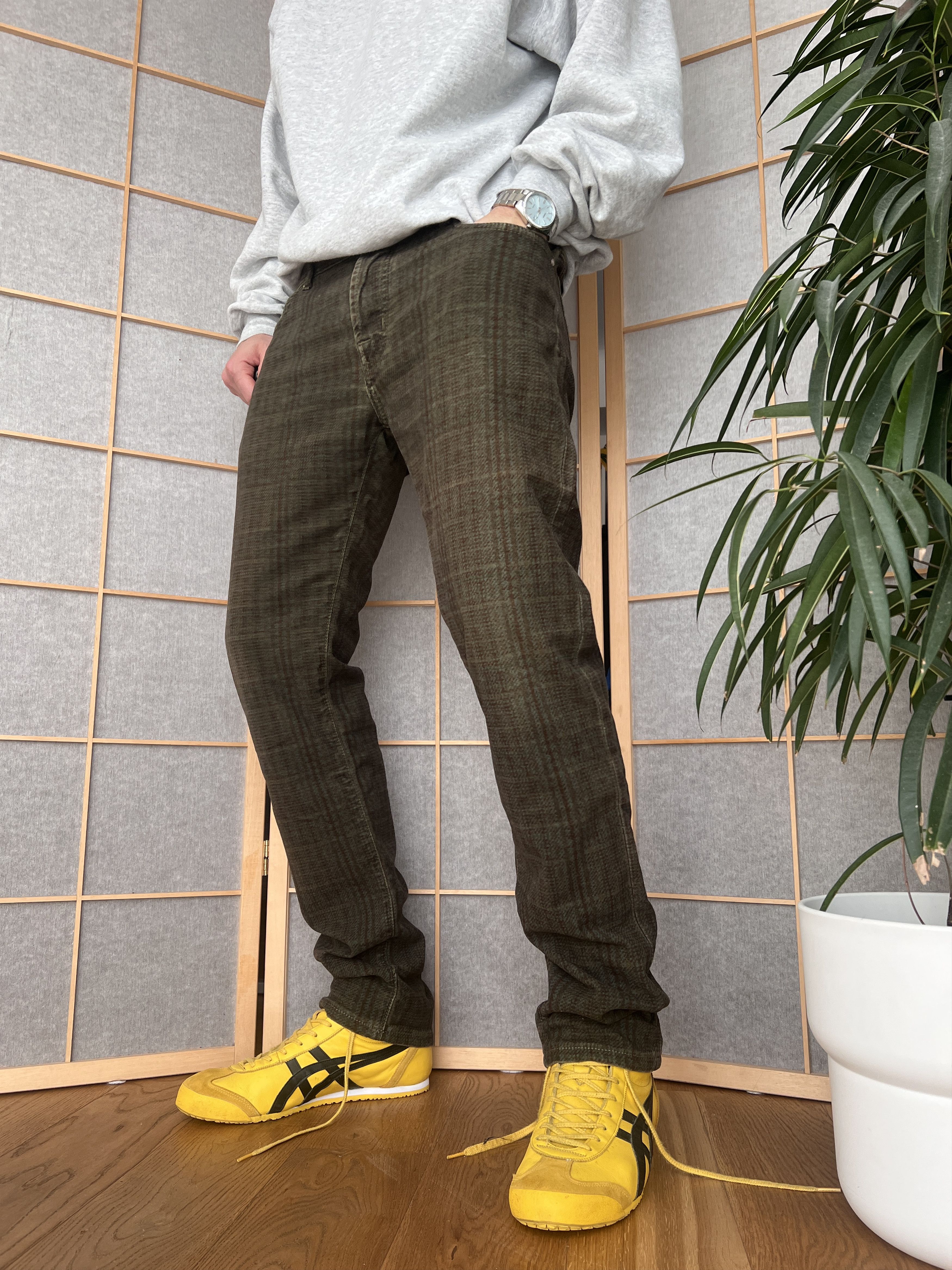 Jacob Cohen Jacob Cohën Handmade designer pants striped plaid checked Size US 35 - 7 Thumbnail