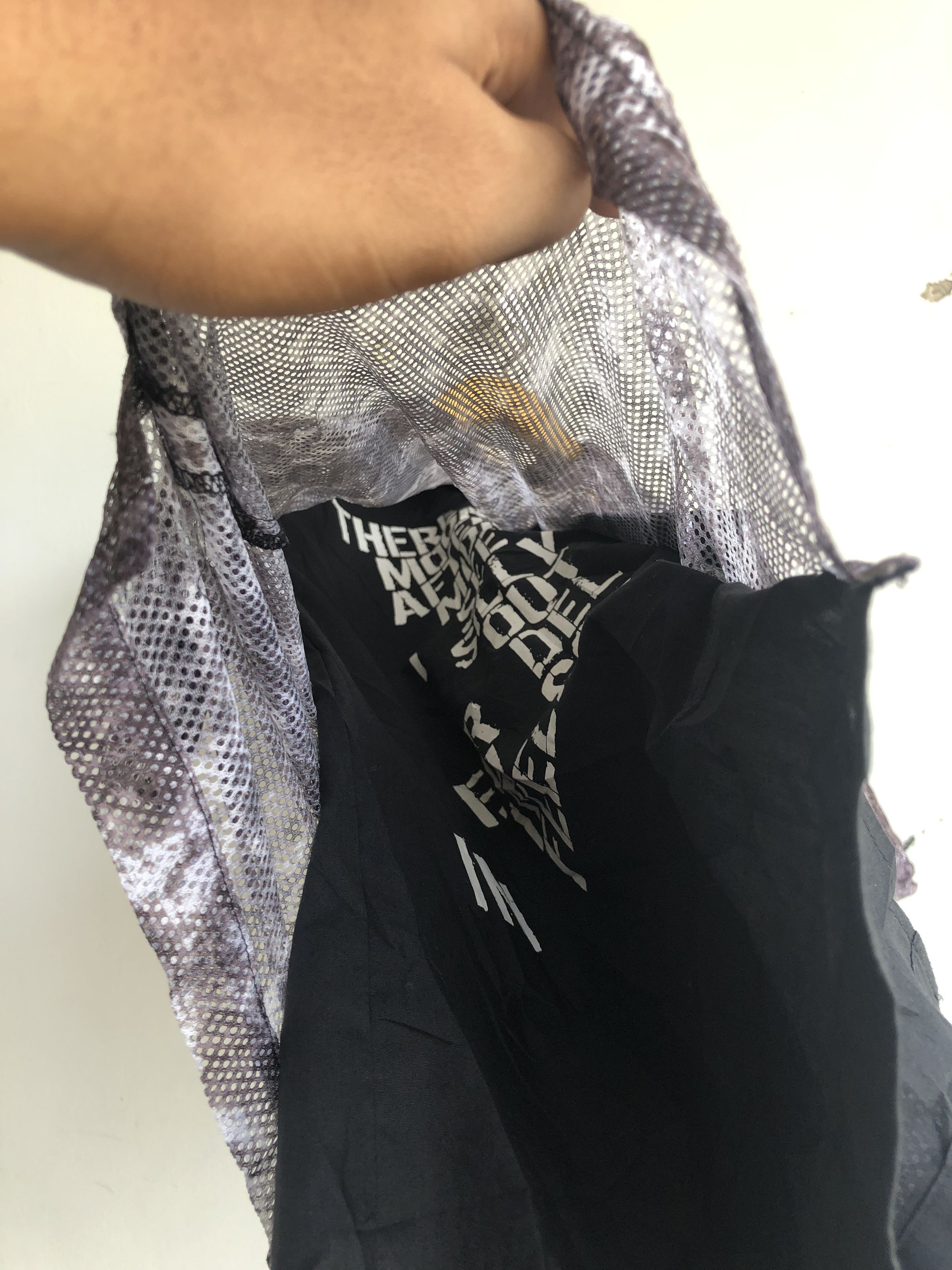 If Six Was Nine × Japanese Brand × Le Grande Bleu (L.G.B.) Y2k Badger Poem mesh button shirt Size US M / EU 48-50 / 2 - 4 Thumbnail