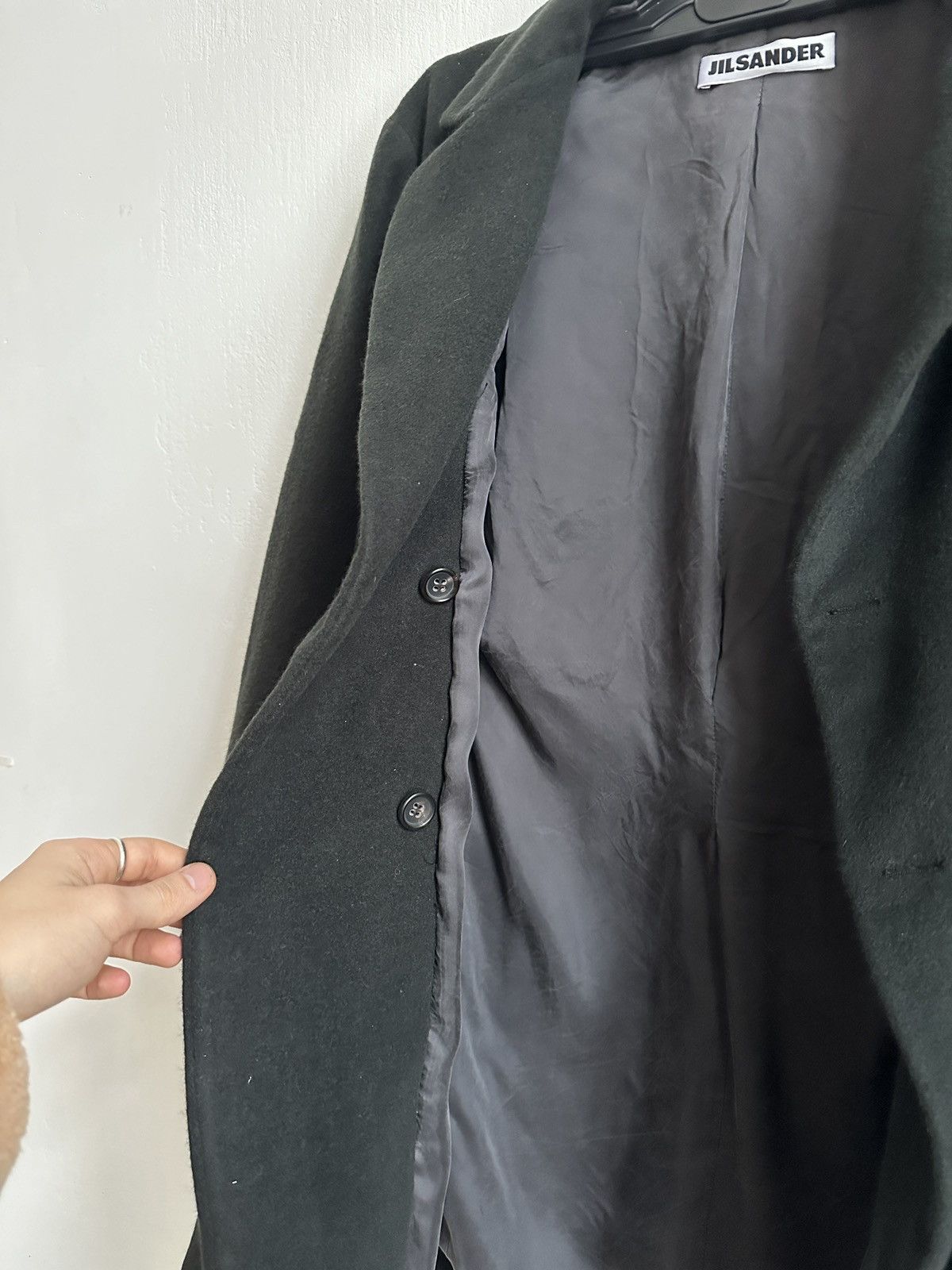 Jil Sander Vintage Jil Sanders Angora Wool 90s 3/4 Sleeve Coat. Size S / US 4 / IT 40 - 6 Thumbnail