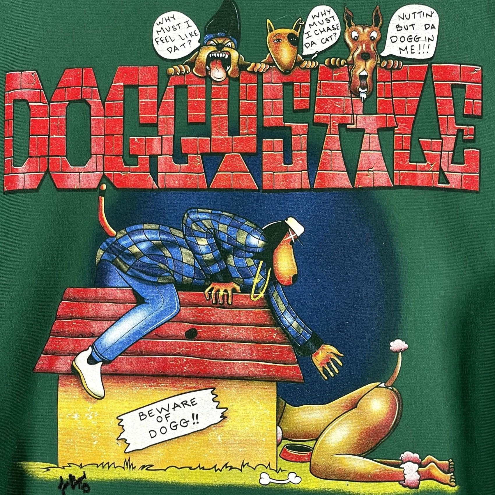 Palace Death Row Records Shoe Palace Hoodie Mens Medium Green Doggystyle Snoop Dogg Size US M / EU 48-50 / 2 - 6 Thumbnail