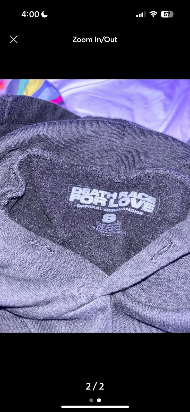 999 Club Death race for love juice WRLD cropped hoodie Size S / US 4 / IT 40 - 2 Thumbnail