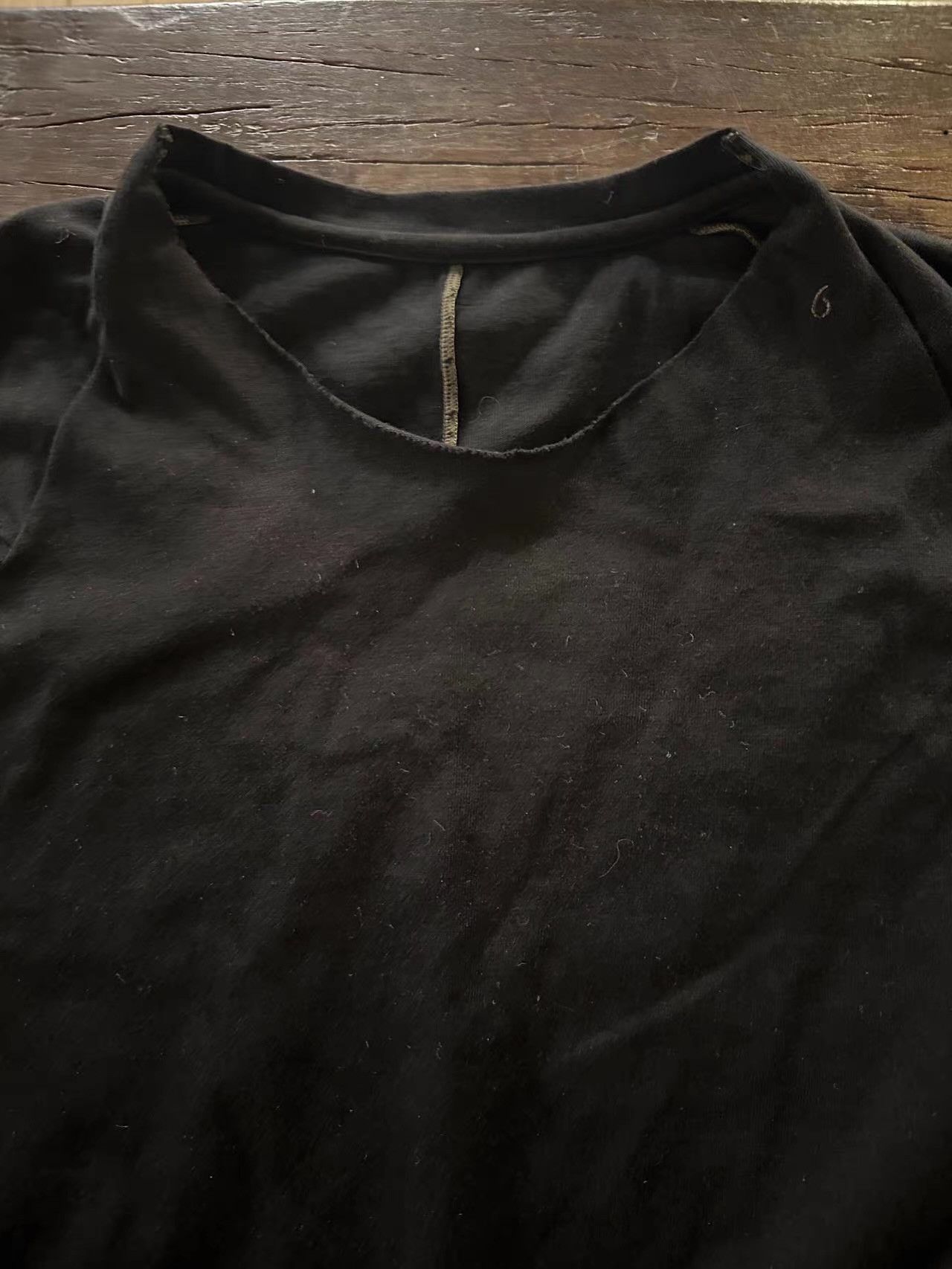 Devoa Devoa 18FW Men's Black Paneled Long Sleeve Tee. Ｑ25 Size US L / EU 52-54 / 3 - 4 Thumbnail