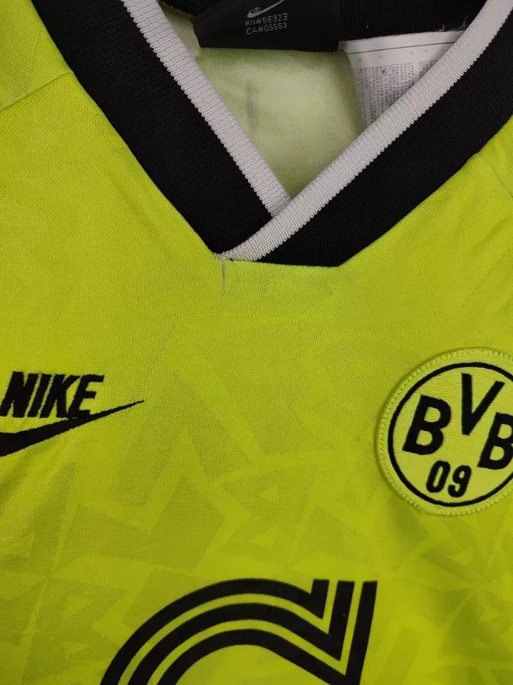 Nike 1995-96 Borussia Dortmund Home #10 Moller MEN S FOOTBALL Size US S / EU 44-46 / 1 - 12 Thumbnail