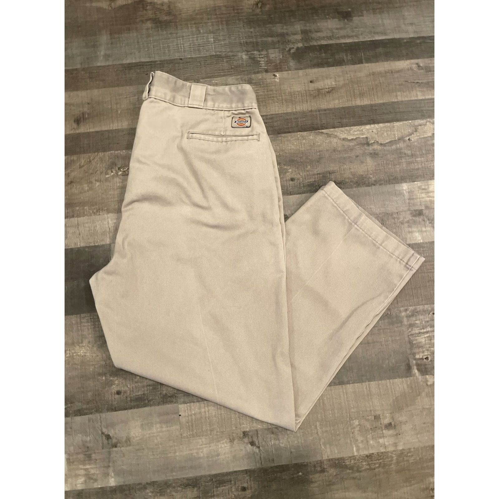 Dickies Vintage Dickies Work Pants 36x29 Faded Beige Skater USA (F397) Size US 36 / EU 52 - 2 Thumbnail