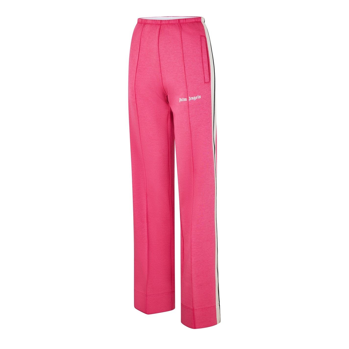 Palm Angels o1g2r1mq0325 Straight Tracksuit Pant in Pink & White Size 25" / US 0 / IT 36 - 3 Thumbnail
