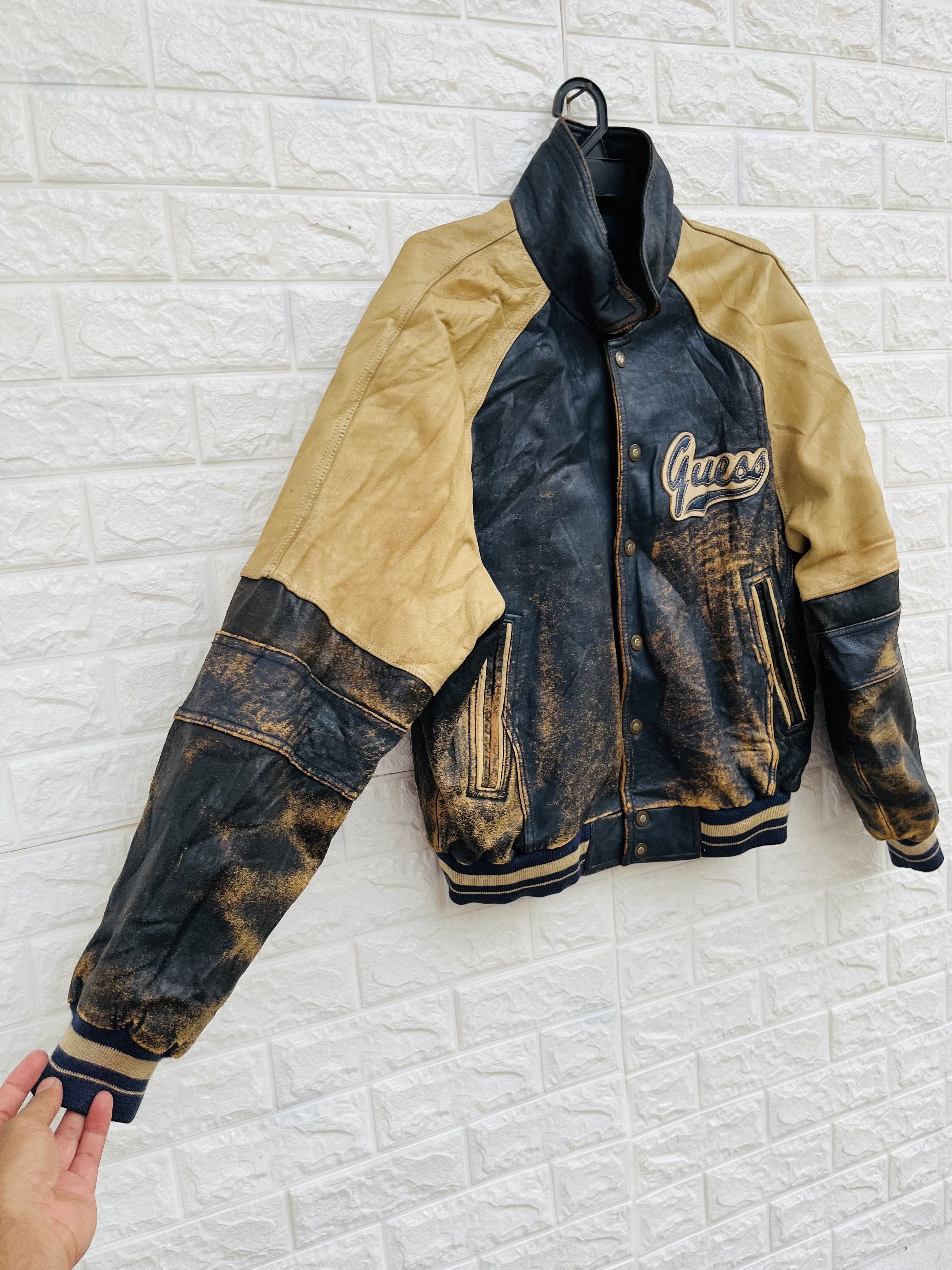 Guess Vintage Guess Hip Hop Streetwear FashionStyle Leather Jacket Size US L / EU 52-54 / 3 - 4 Thumbnail