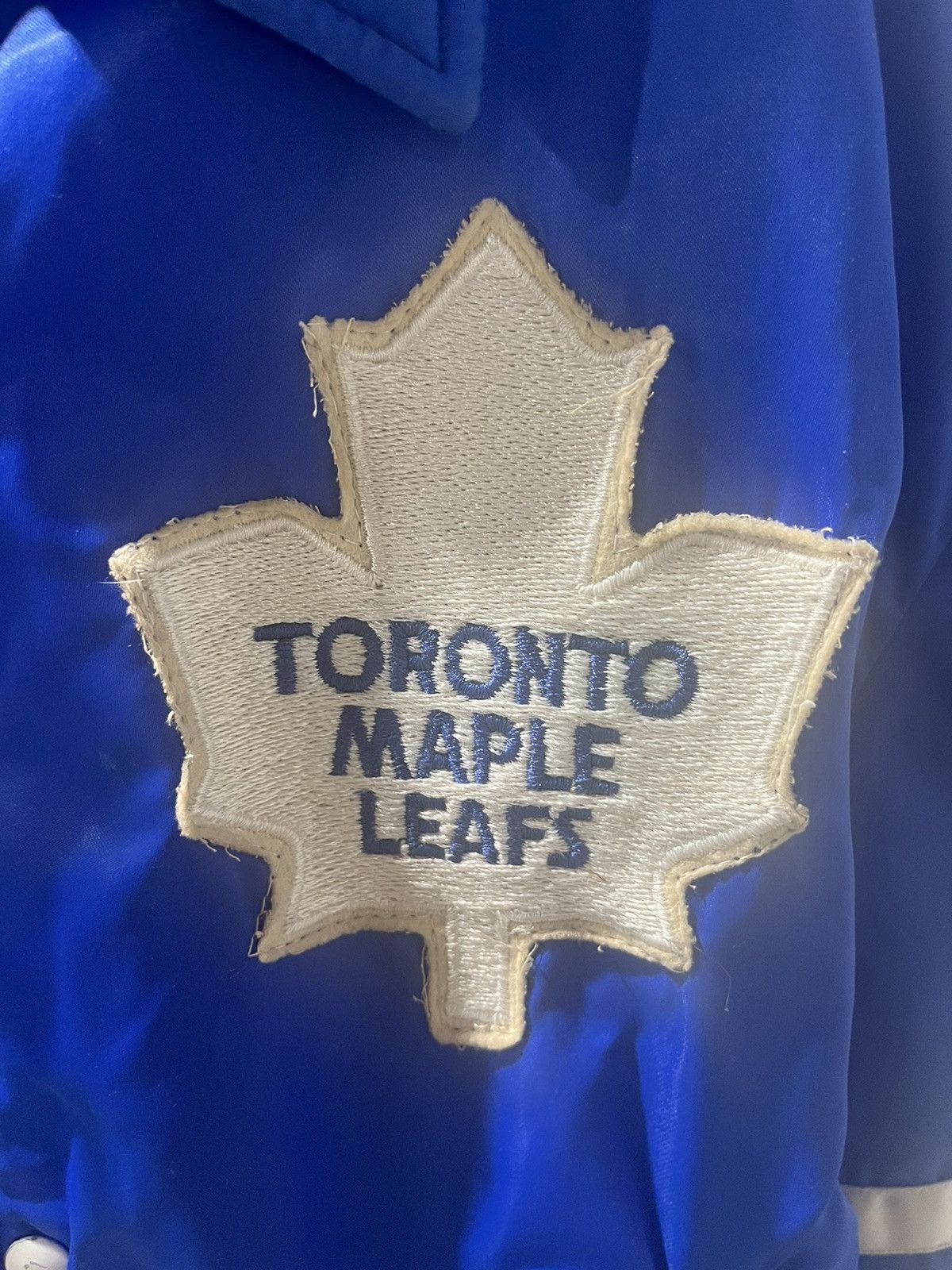 Vintage RARE VINTAGE TORONTO MAPLE LEAFS NHL HOCKEY SATIN JACKET Size US S / EU 44-46 / 1 - 9 Thumbnail