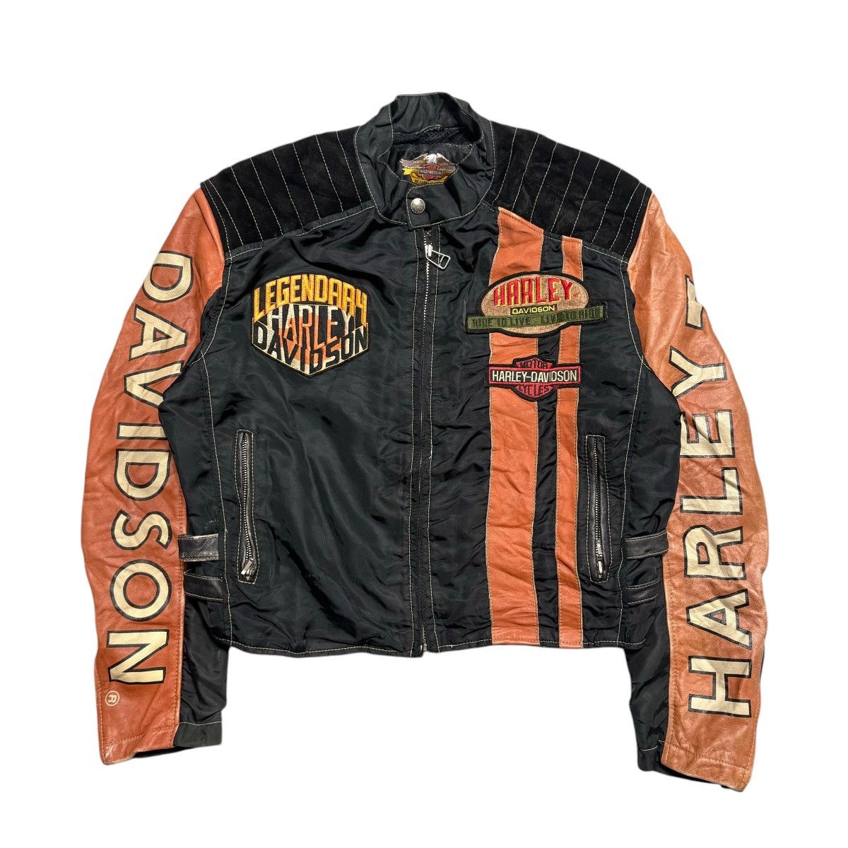 Harley Davidson Harley Davidson Motorcycle Riding Leather Jacket Size US M / EU 48-50 / 2 - 1 Thumbnail