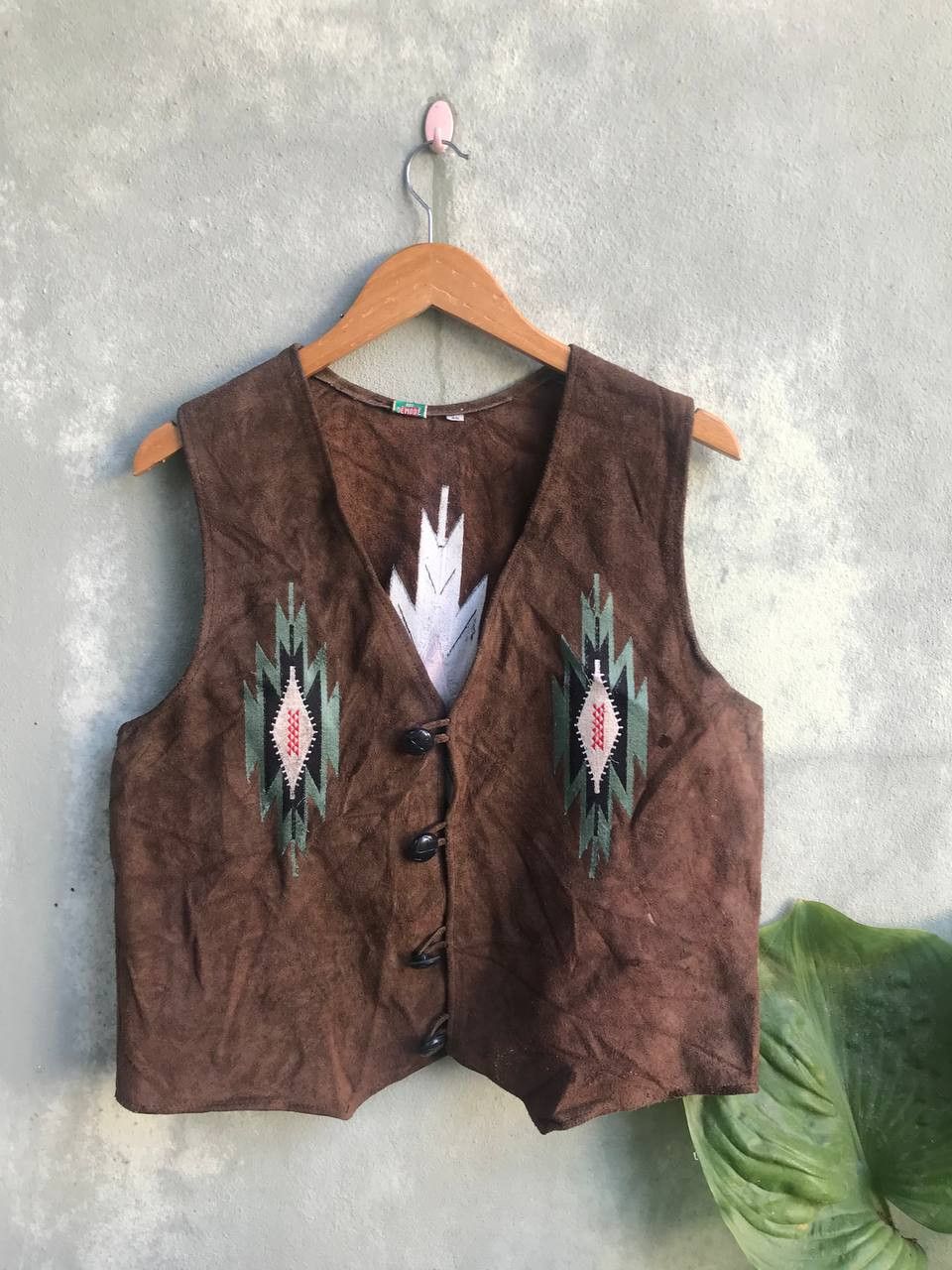 Leather × Vintage Vintage Leather Vest Size US L / EU 52-54 / 3 - 2 Thumbnail
