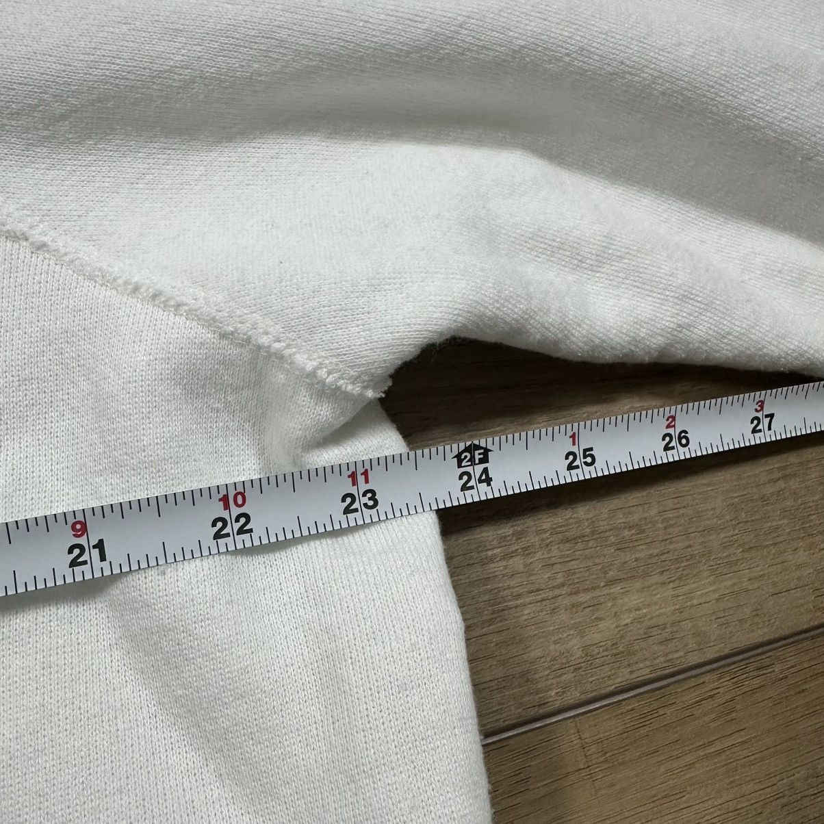 Lee Vintage 90s White Blank Made in USA Crewneck Sweatshirt Size US XXL / EU 58 / 5 - 6 Thumbnail