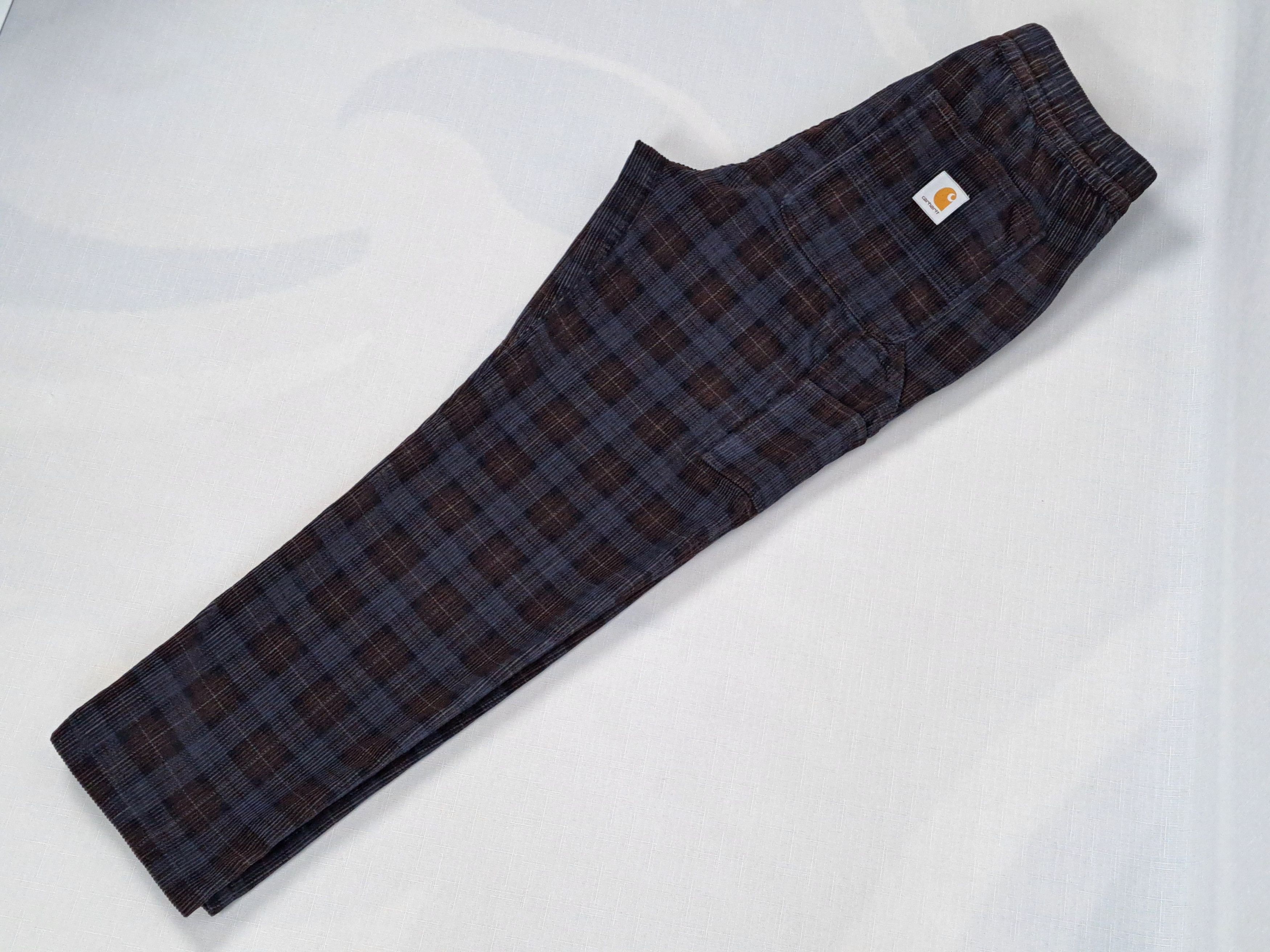 Carhartt Carhartt WIP Flint Pant breck check print/tobacco. Size M Size US 31 - 9 Thumbnail