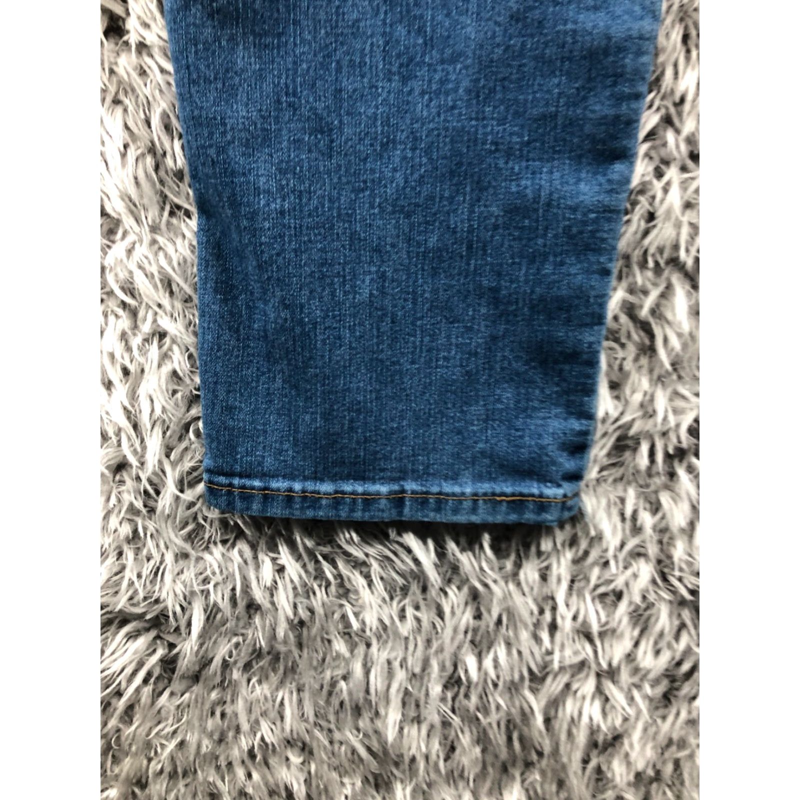 Lee Lee Relaxed Fit Straight Jeans Petite 12P Blue Denim Womens Jeans Size 34" / US 12 / IT 48 - 7 Thumbnail