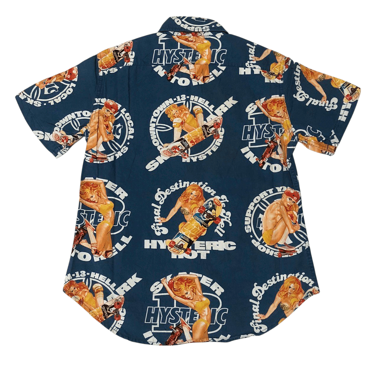 Hysteric Glamour Hysteric Glamour "Skater In To Hell" Vintage Shirt Size US S / EU 44-46 / 1 - 5 Thumbnail