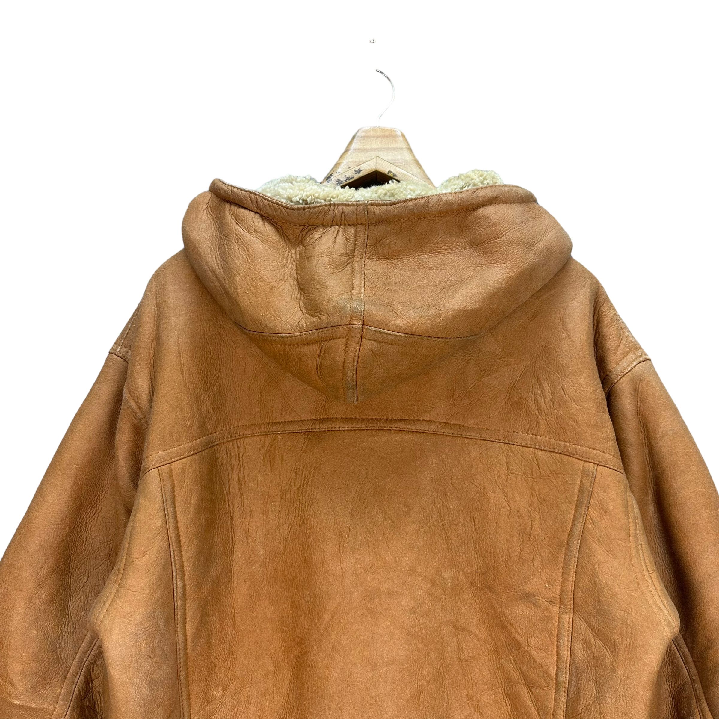 Octopus JOHNS HAMER BY OCTOPUS ARMY SHEEPSKIN JACKET #7812-178 Size US L / EU 52-54 / 3 - 11 Thumbnail