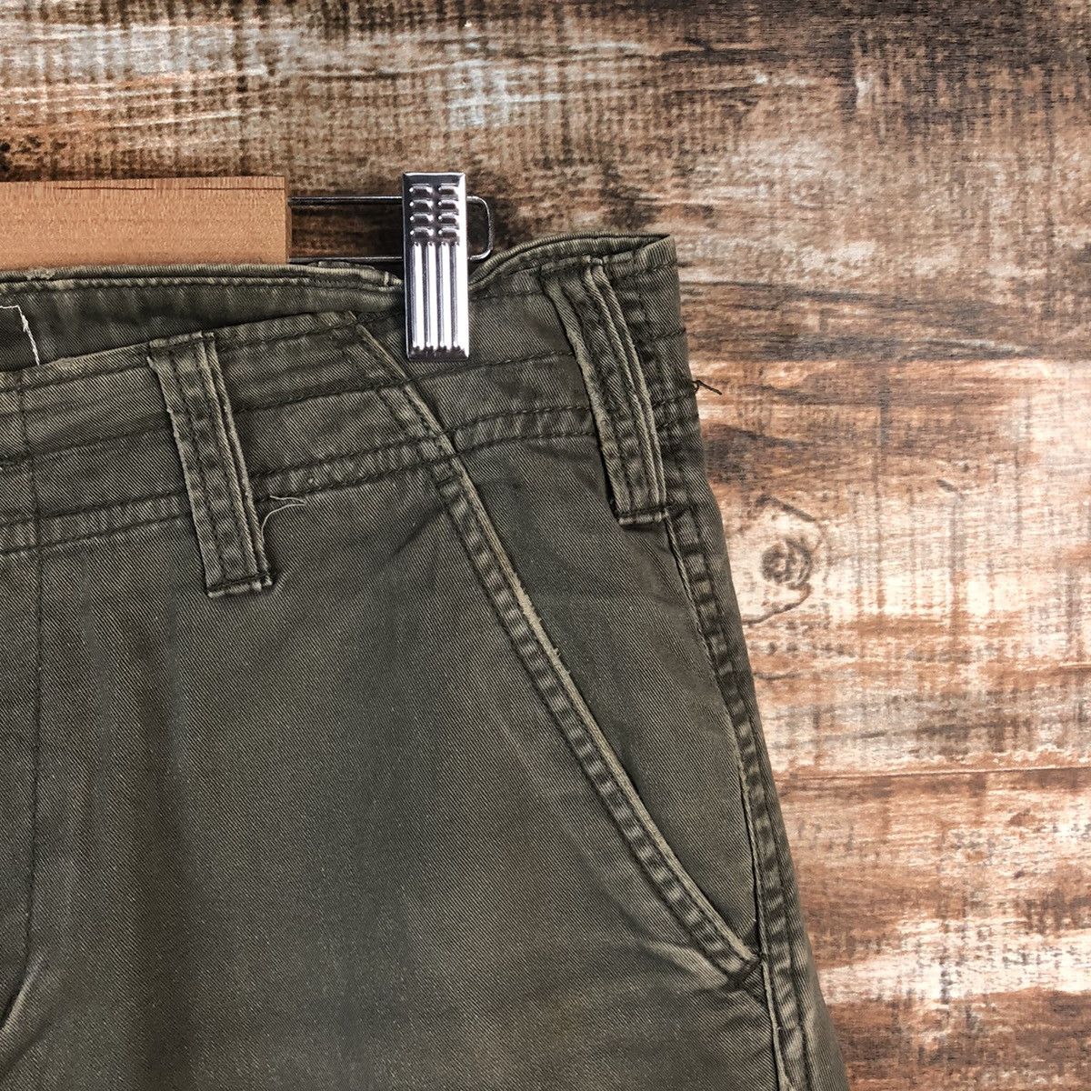 Japanese Brand DL Real Crush Clothing utility Cargo Multipocket Pants #C710 Size US 33 - 8 Thumbnail