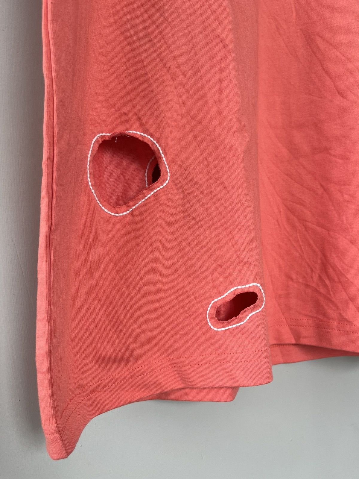Ader Error SS2022 Ader Error Distressed Sawn Hole Model T-Shirt Size US L / EU 52-54 / 3 - 9 Thumbnail